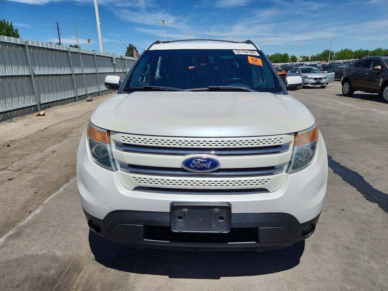 2013 Ford Explorer Limited White vin: 1FM5K8F84DGA45589