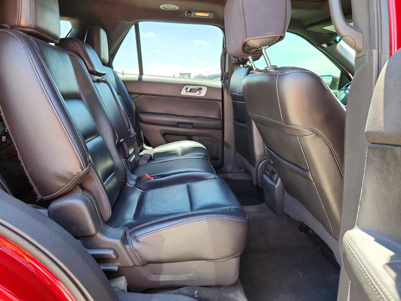 2013 Ford Explorer Limited Red vin: 1FM5K8F84DGA50307