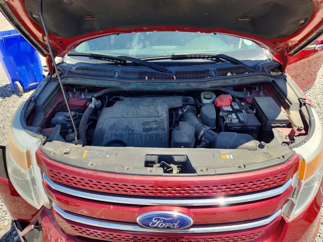 2013 Ford Explorer Limited Red vin: 1FM5K8F84DGA50307