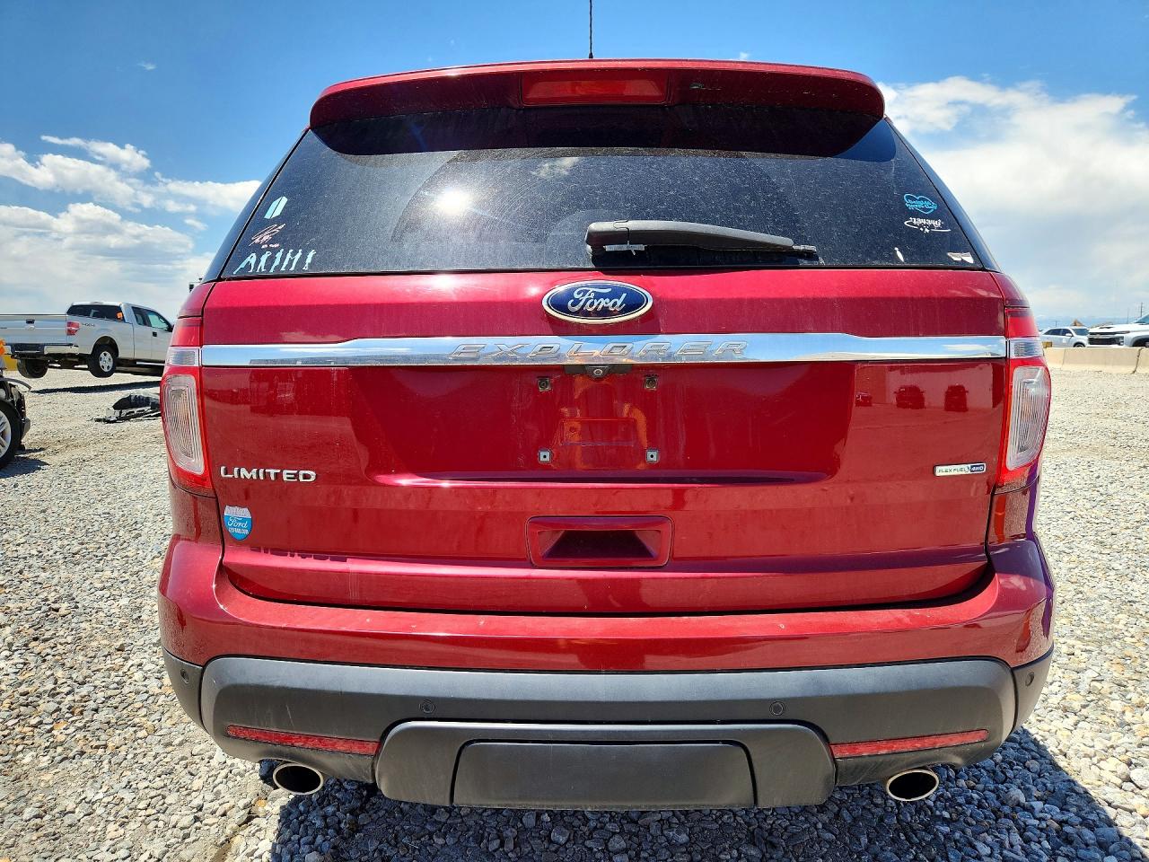 2013 Ford Explorer Limited Red vin: 1FM5K8F84DGA50307