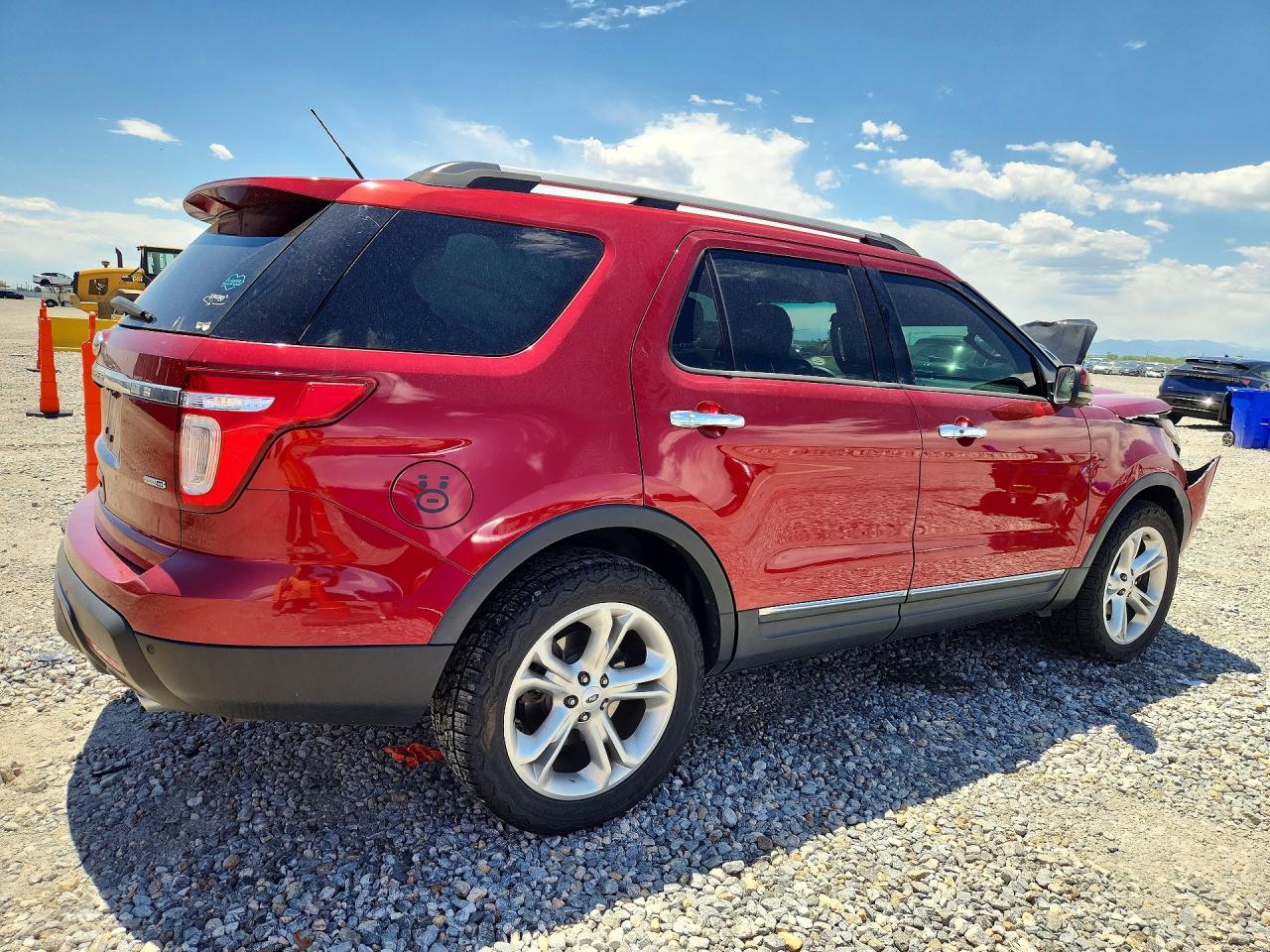 2013 Ford Explorer Limited Red vin: 1FM5K8F84DGA50307