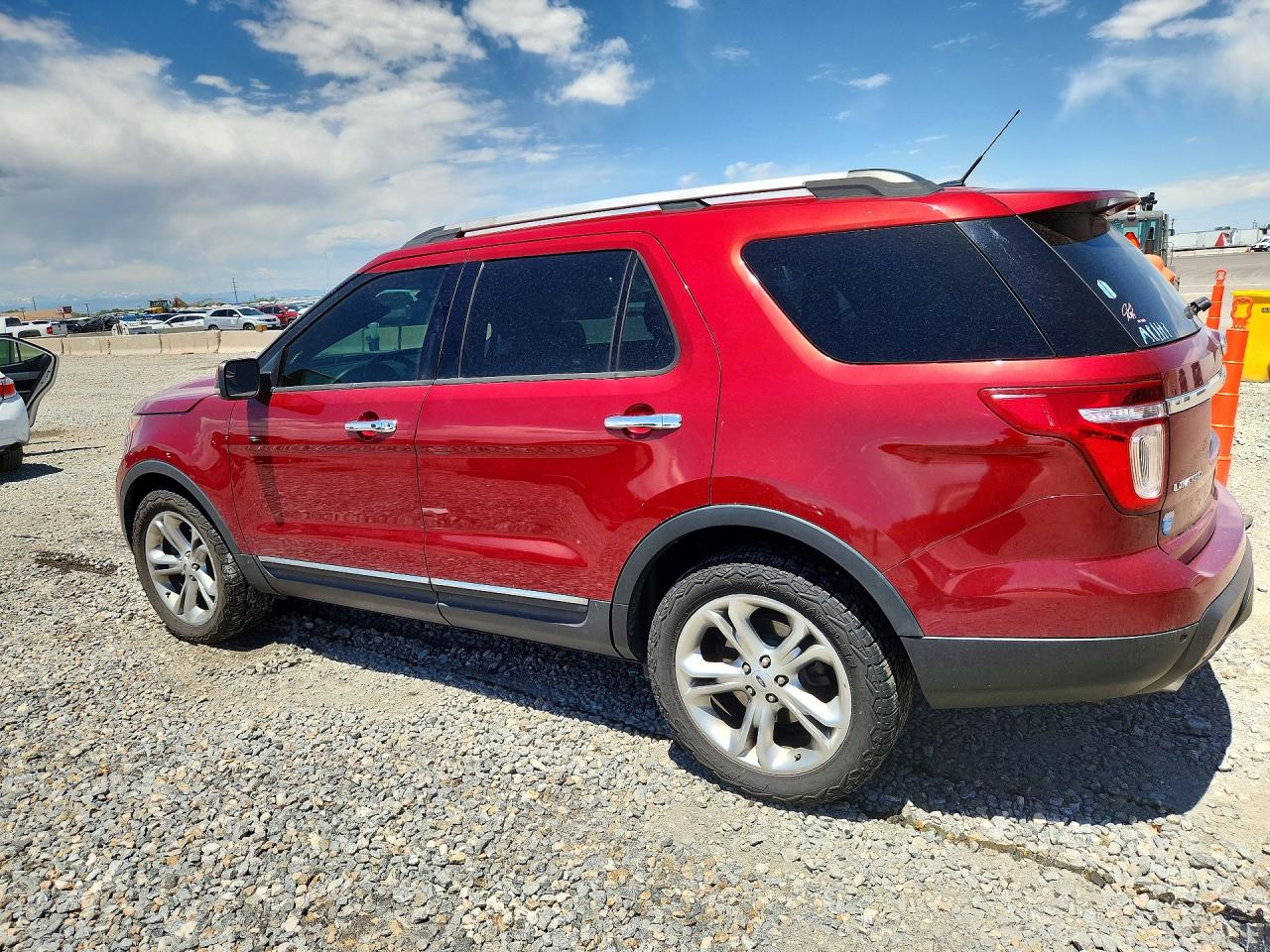 2013 Ford Explorer Limited Red vin: 1FM5K8F84DGA50307