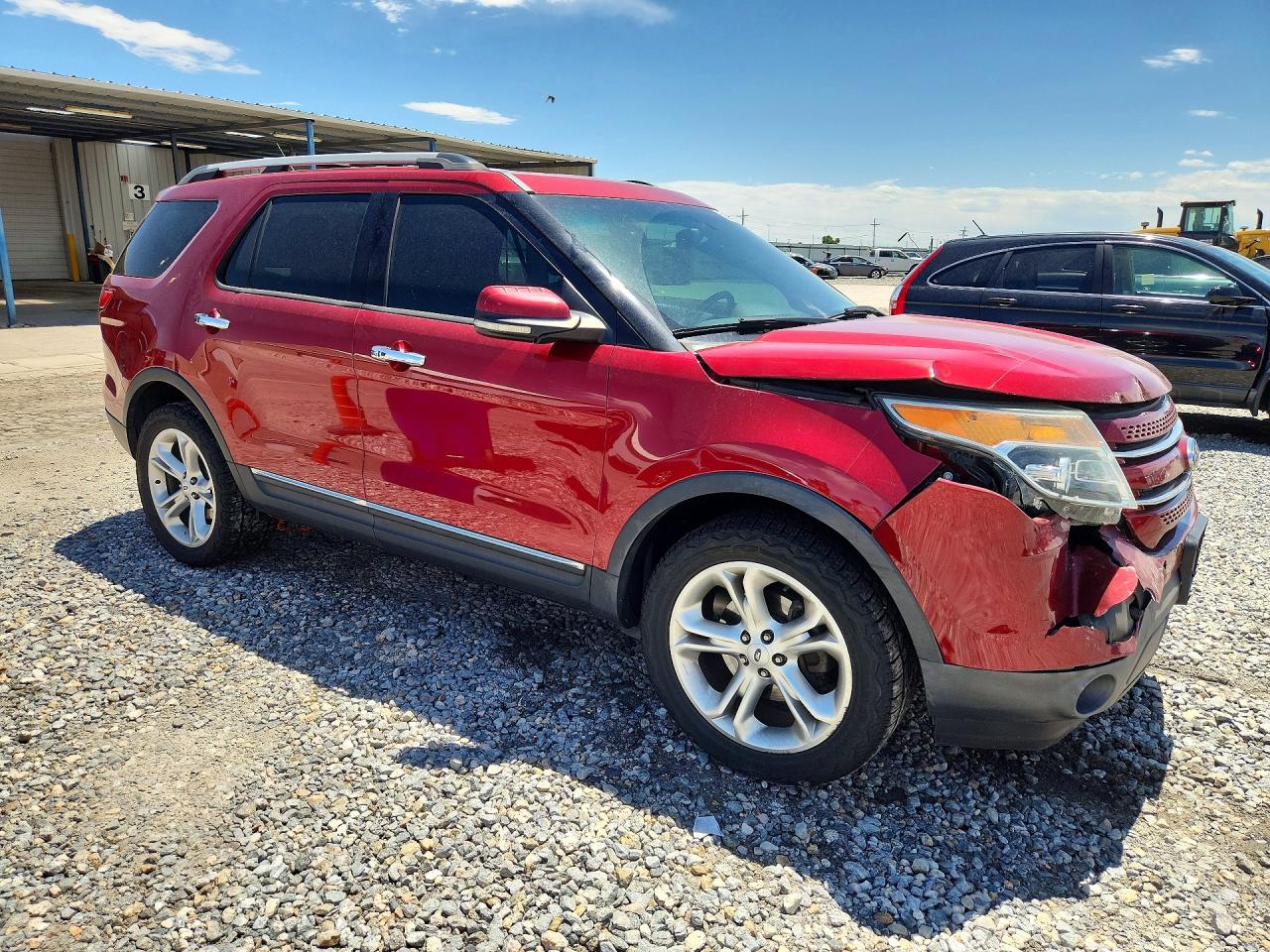 2013 Ford Explorer Limited Red vin: 1FM5K8F84DGA50307