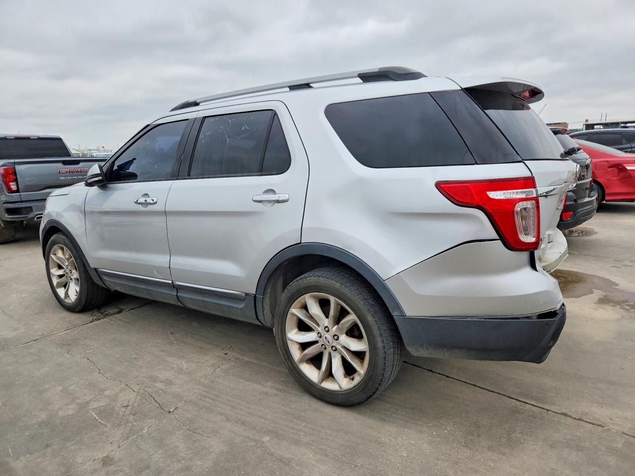 2013 Ford Explorer Limited Silver vin: 1FM5K8F84DGA51764