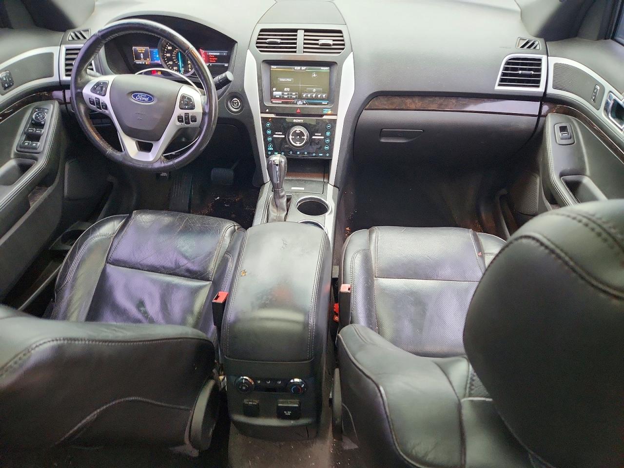 2013 Ford Explorer Limited Silver vin: 1FM5K8F84DGA51764
