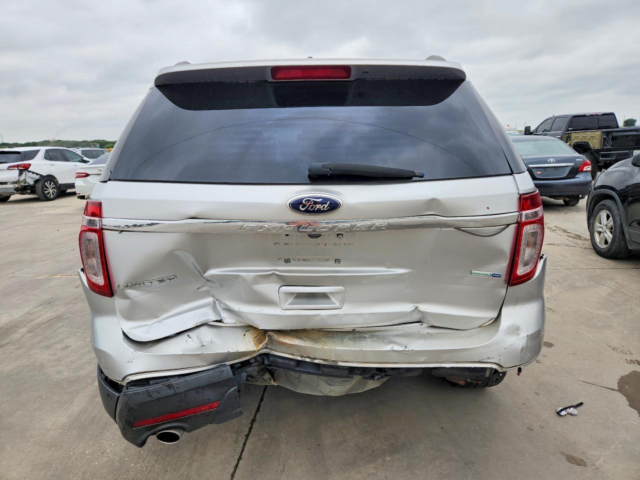 2013 Ford Explorer Limited Silver vin: 1FM5K8F84DGA51764