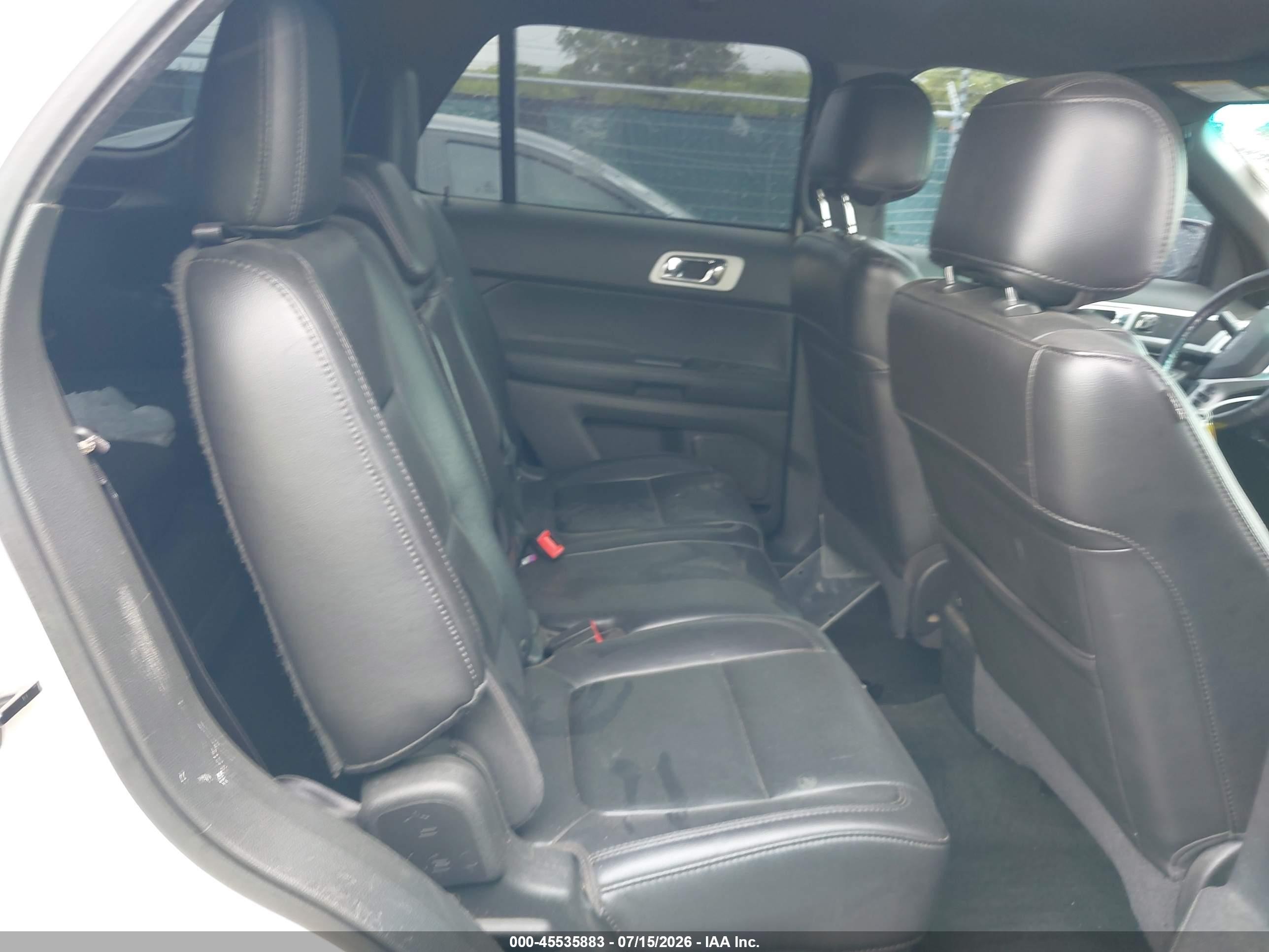 2013 Ford Explorer Limited White vin: 1FM5K8F84DGA64014