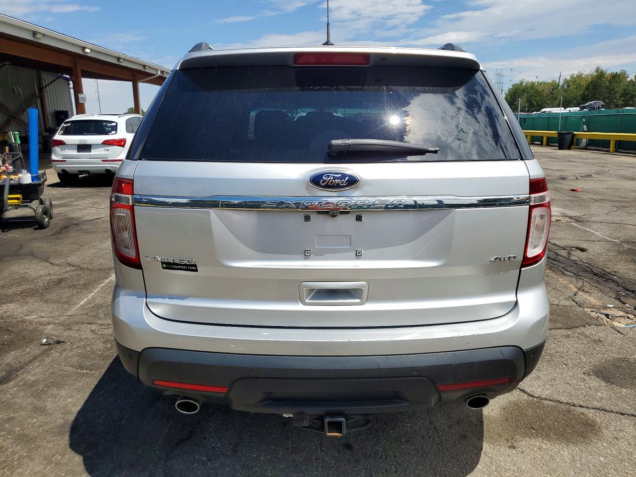 2013 Ford Explorer Limited Silver vin: 1FM5K8F84DGA64224