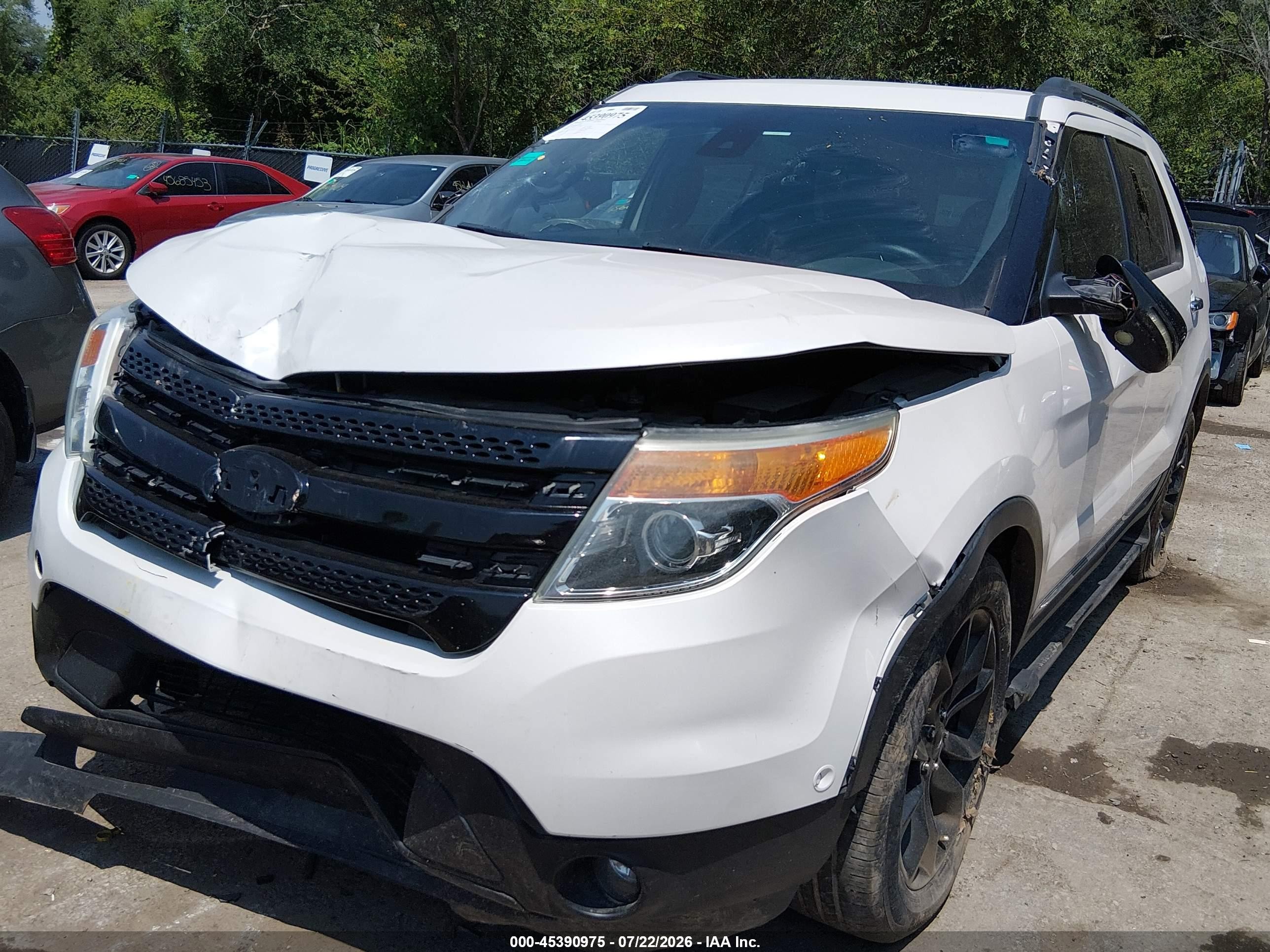 2013 Ford Explorer Limited White vin: 1FM5K8F84DGA98499
