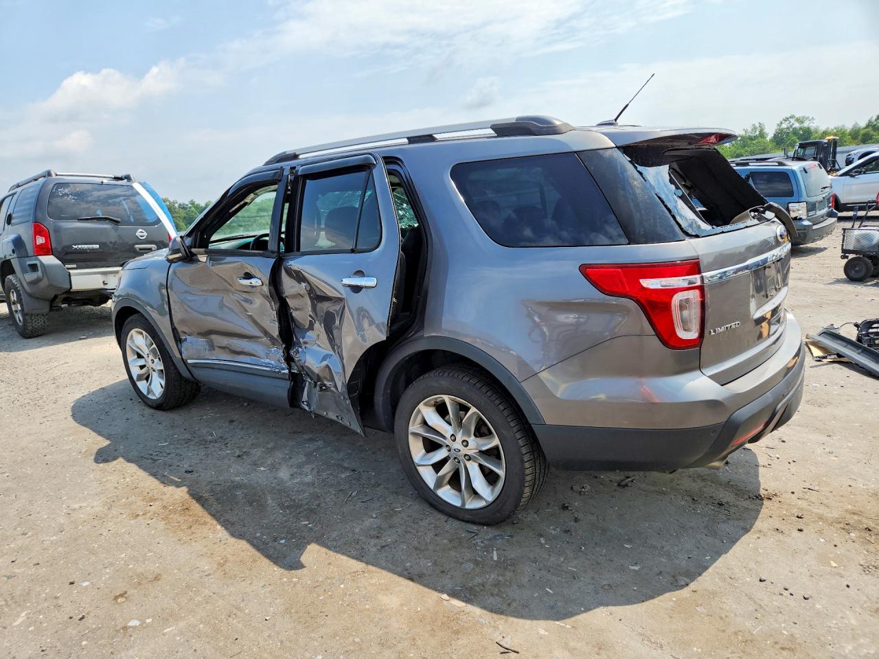 2013 Ford Explorer Limited Gray vin: 1FM5K8F84DGB04320
