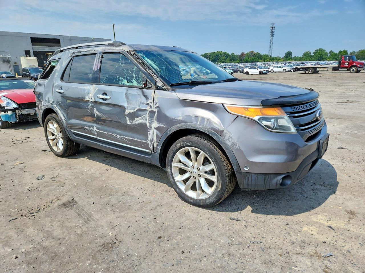2013 Ford Explorer Limited Gray vin: 1FM5K8F84DGB04320