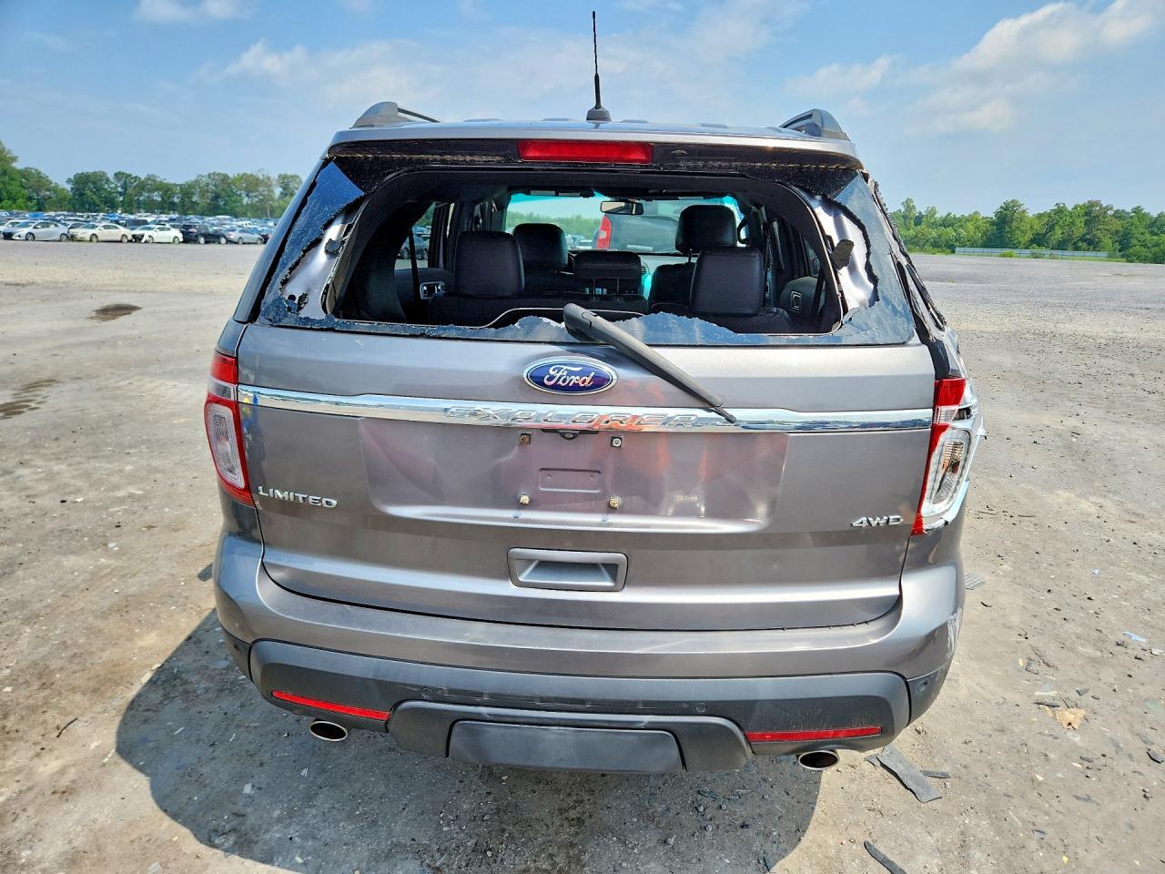 2013 Ford Explorer Limited Gray vin: 1FM5K8F84DGB04320