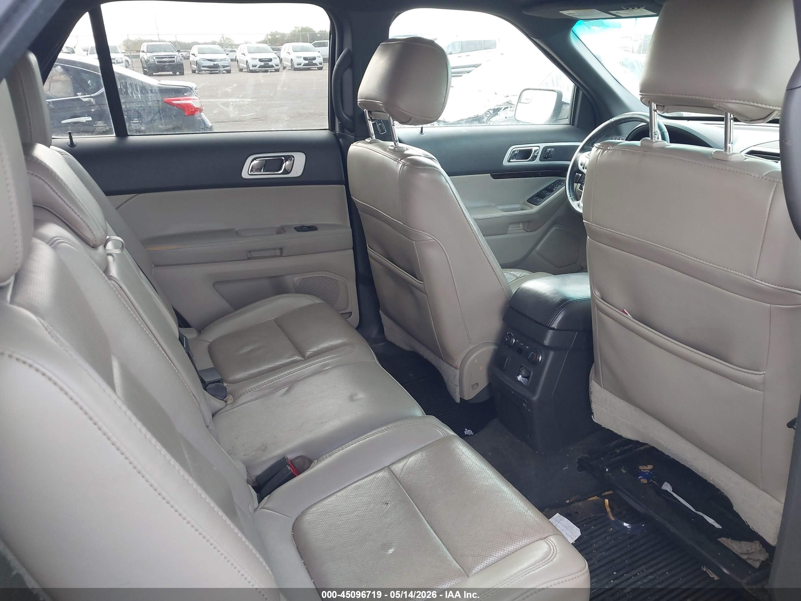 2013 Ford Explorer Limited White vin: 1FM5K8F84DGB14975