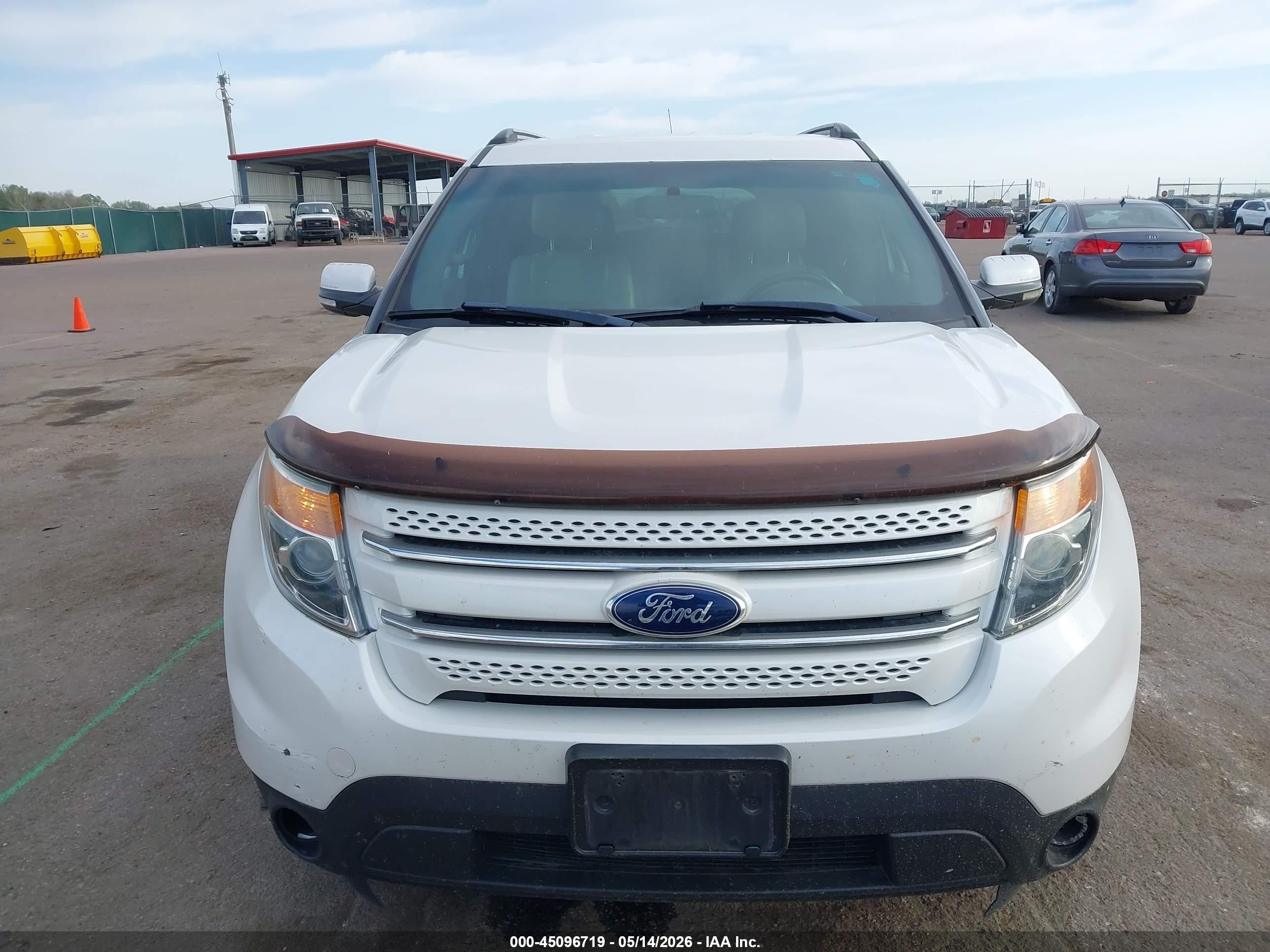 2013 Ford Explorer Limited White vin: 1FM5K8F84DGB14975