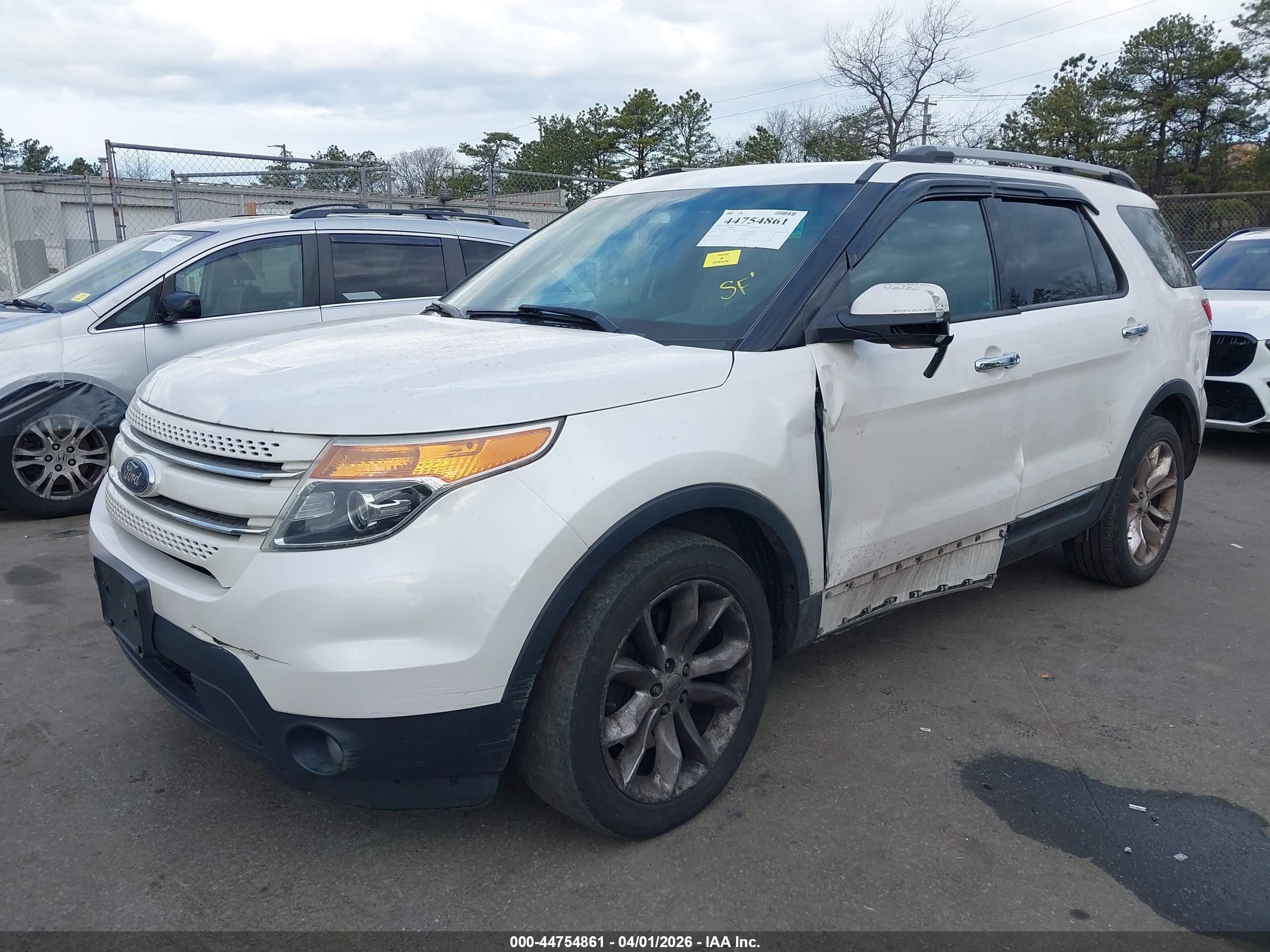 2013 Ford Explorer Limited Белый vin: 1FM5K8F84DGB74562