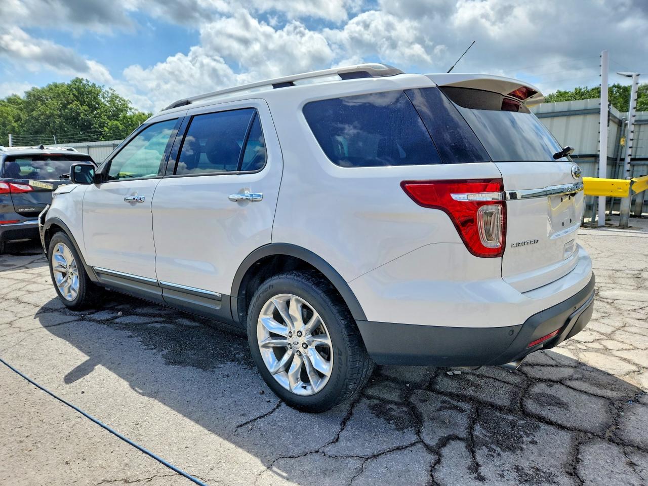 2013 Ford Explorer Limited White vin: 1FM5K8F84DGC60972