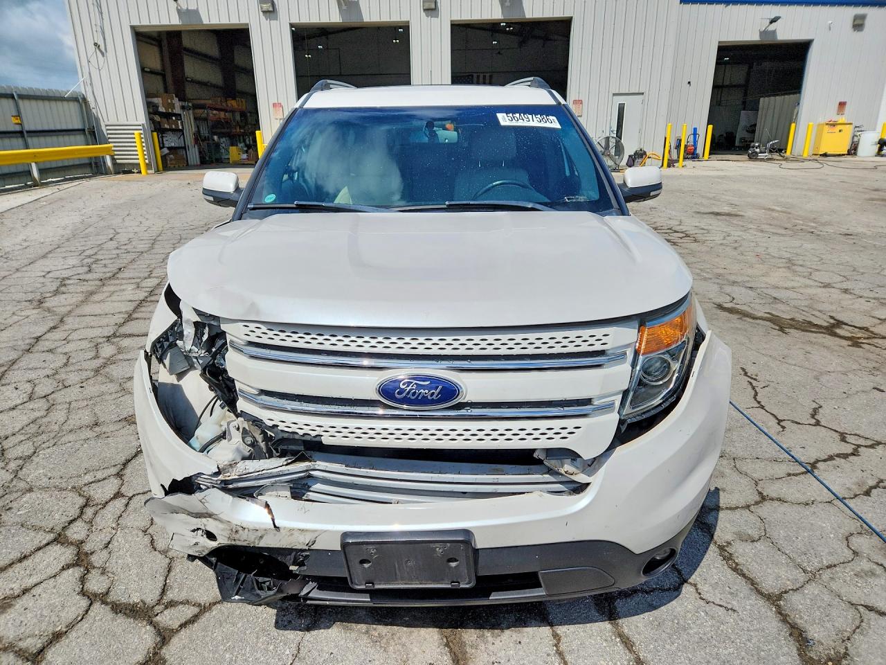 2013 Ford Explorer Limited White vin: 1FM5K8F84DGC60972