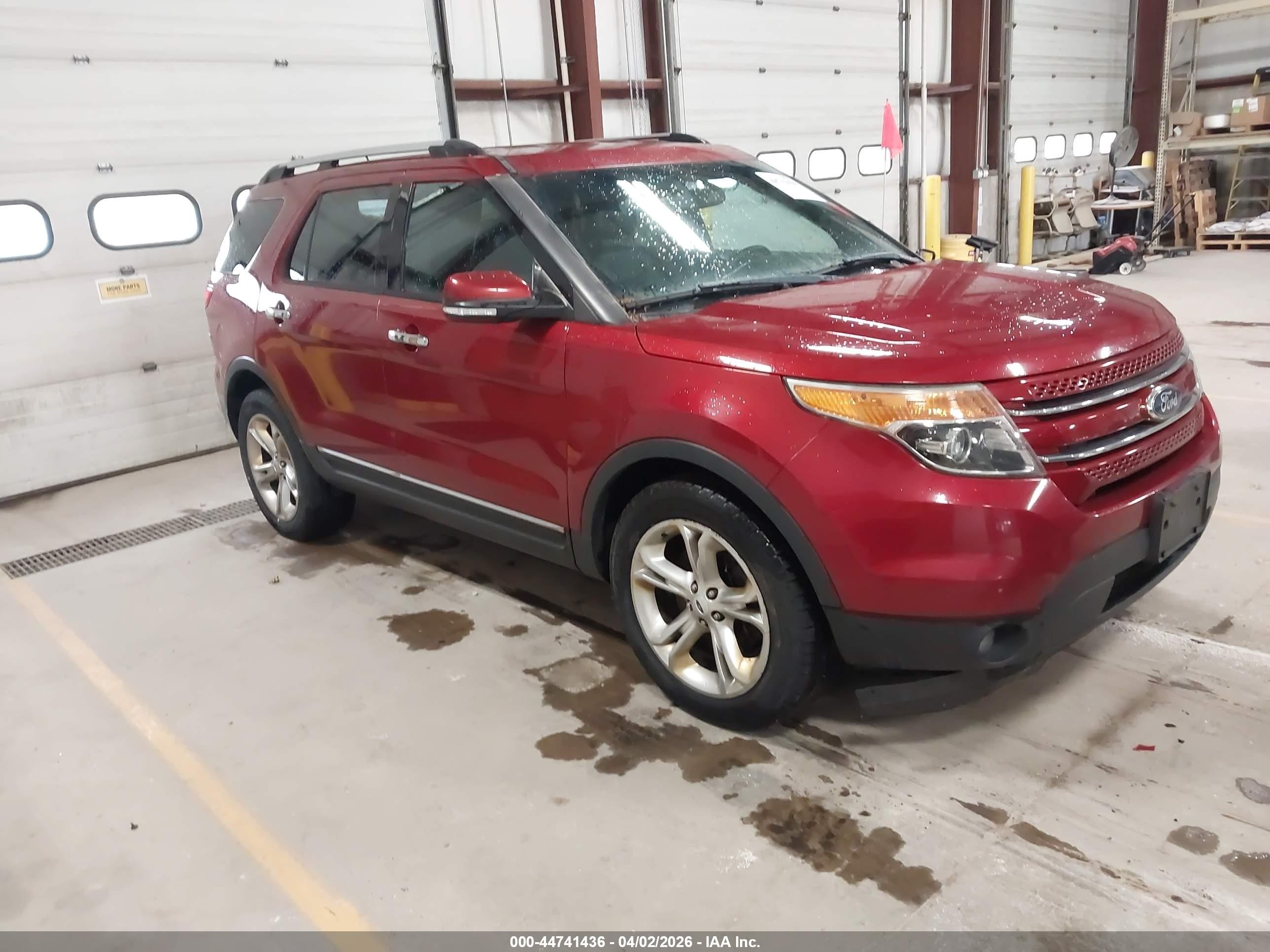 2013 Ford Explorer Limited Red vin: 1FM5K8F84DGC72183