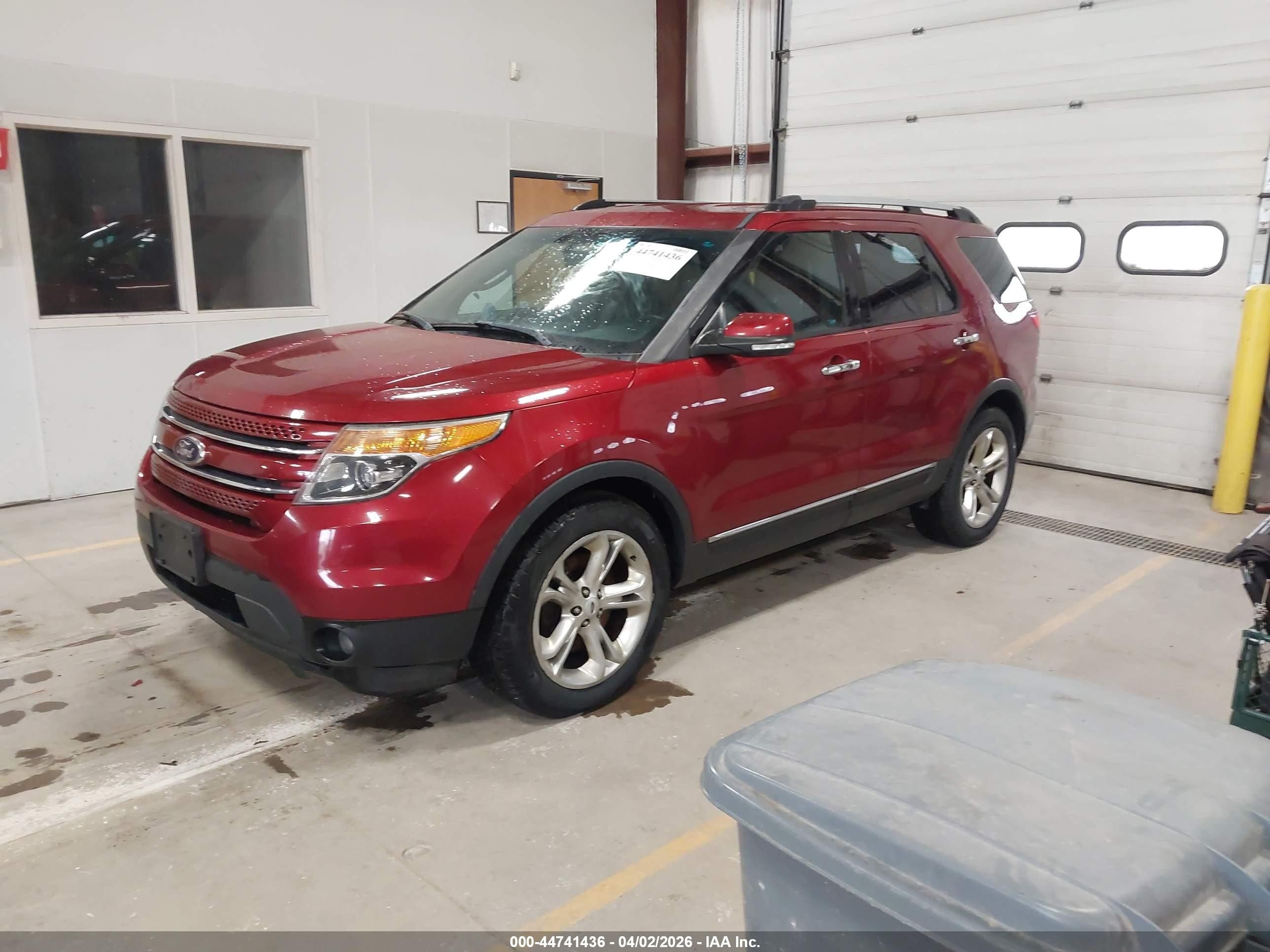 2013 Ford Explorer Limited Red vin: 1FM5K8F84DGC72183
