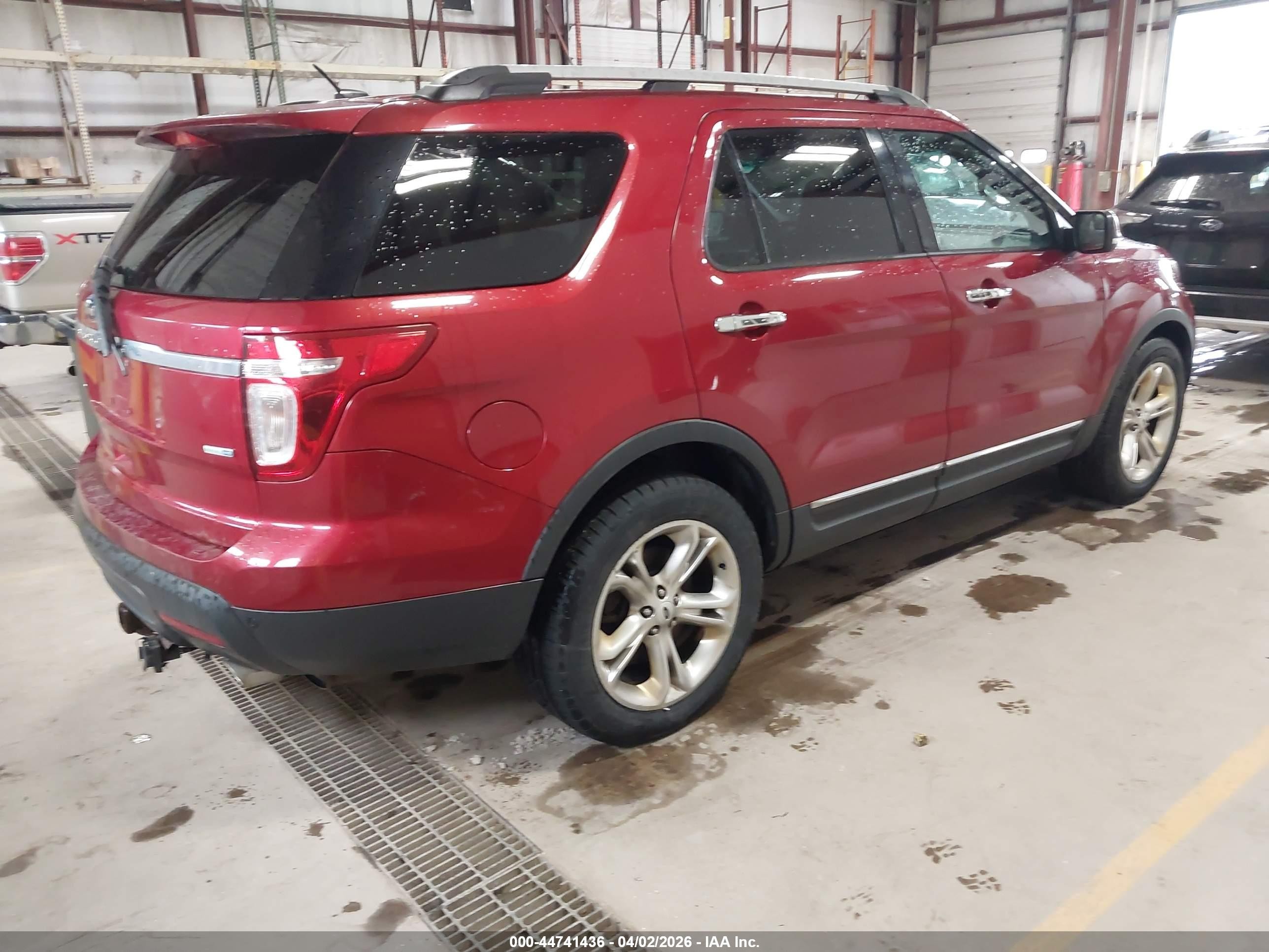 2013 Ford Explorer Limited Red vin: 1FM5K8F84DGC72183