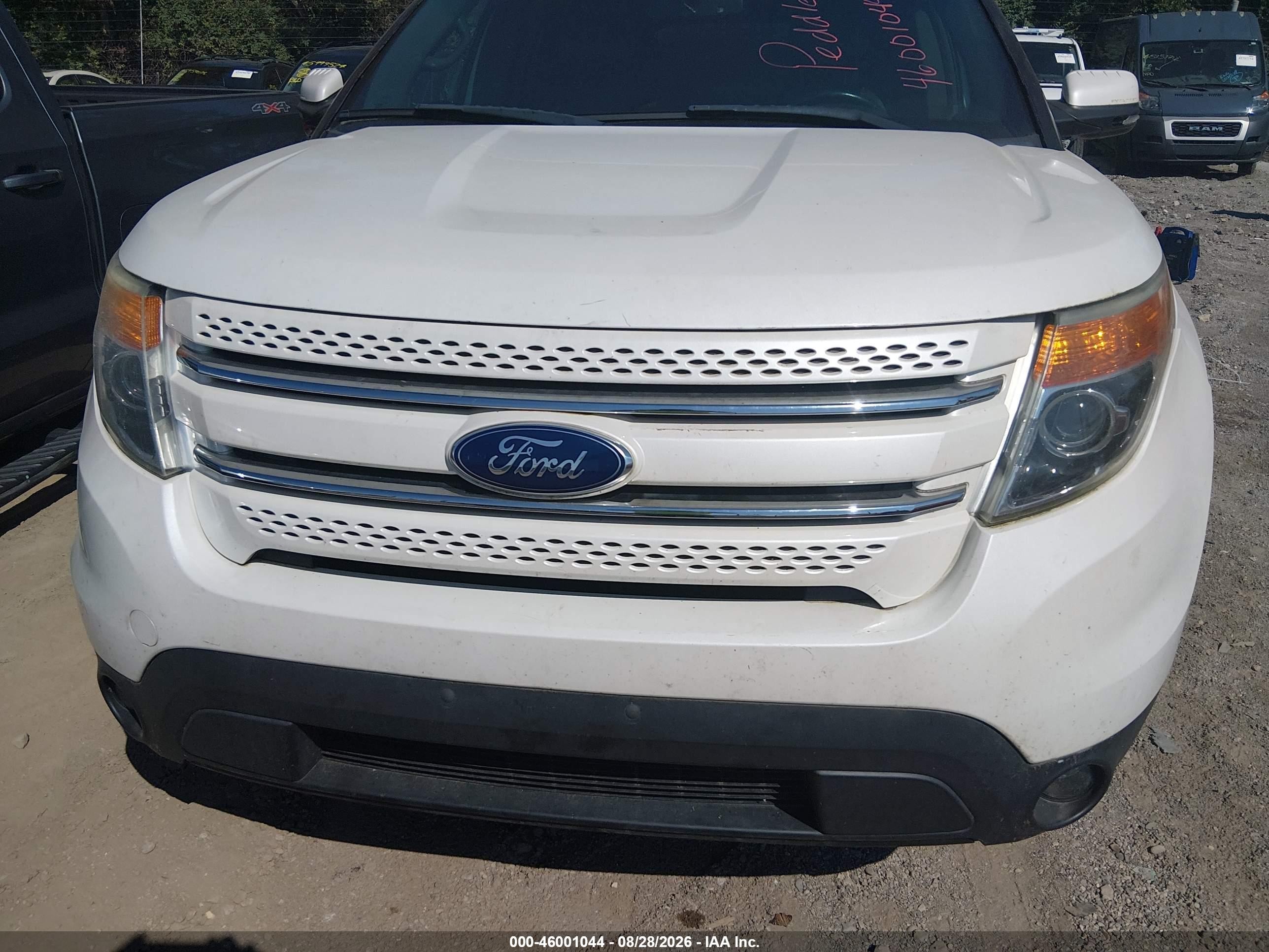 2014 Ford Explorer Limited White vin: 1FM5K8F84EGA06907