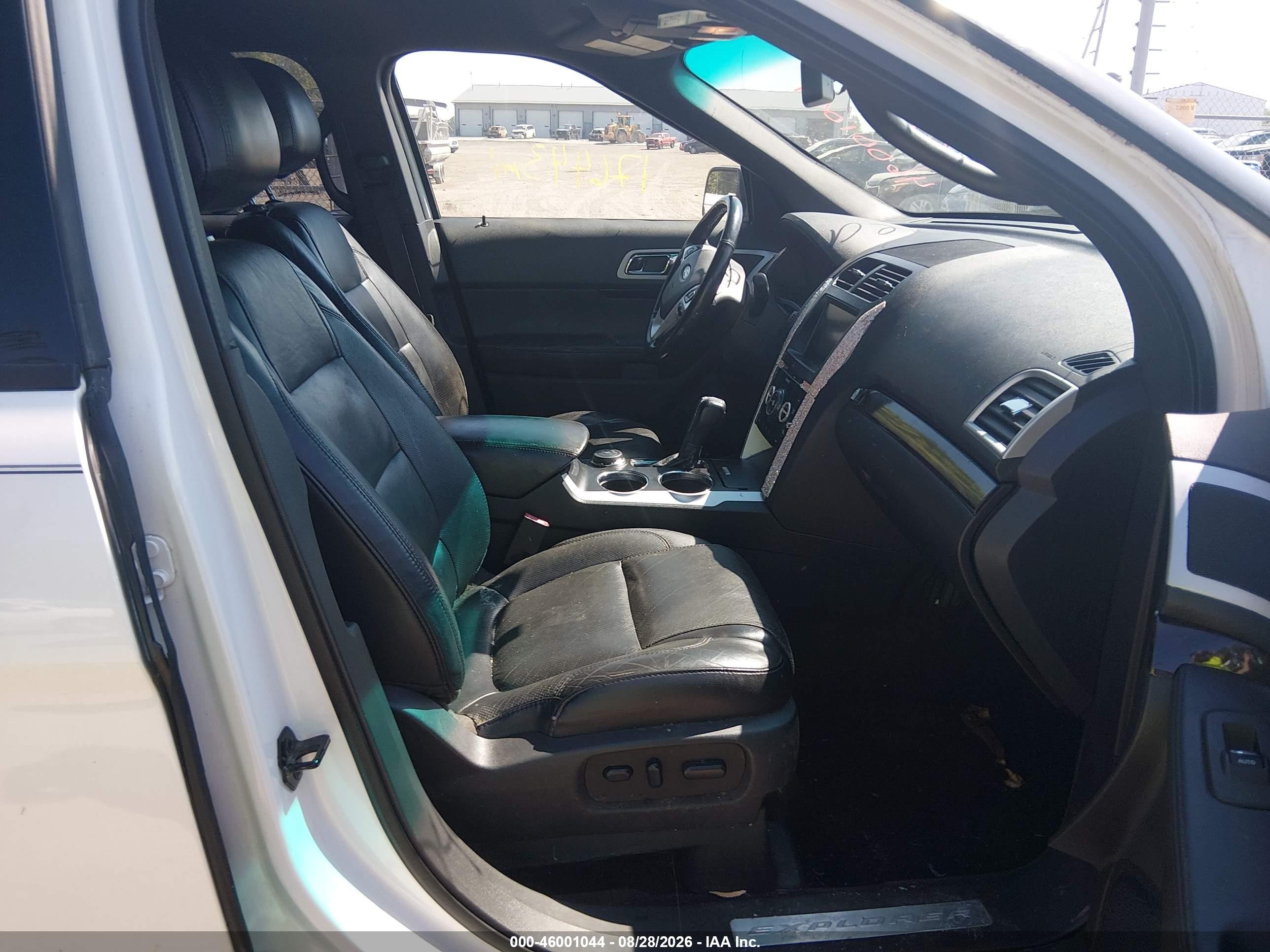 2014 Ford Explorer Limited White vin: 1FM5K8F84EGA06907