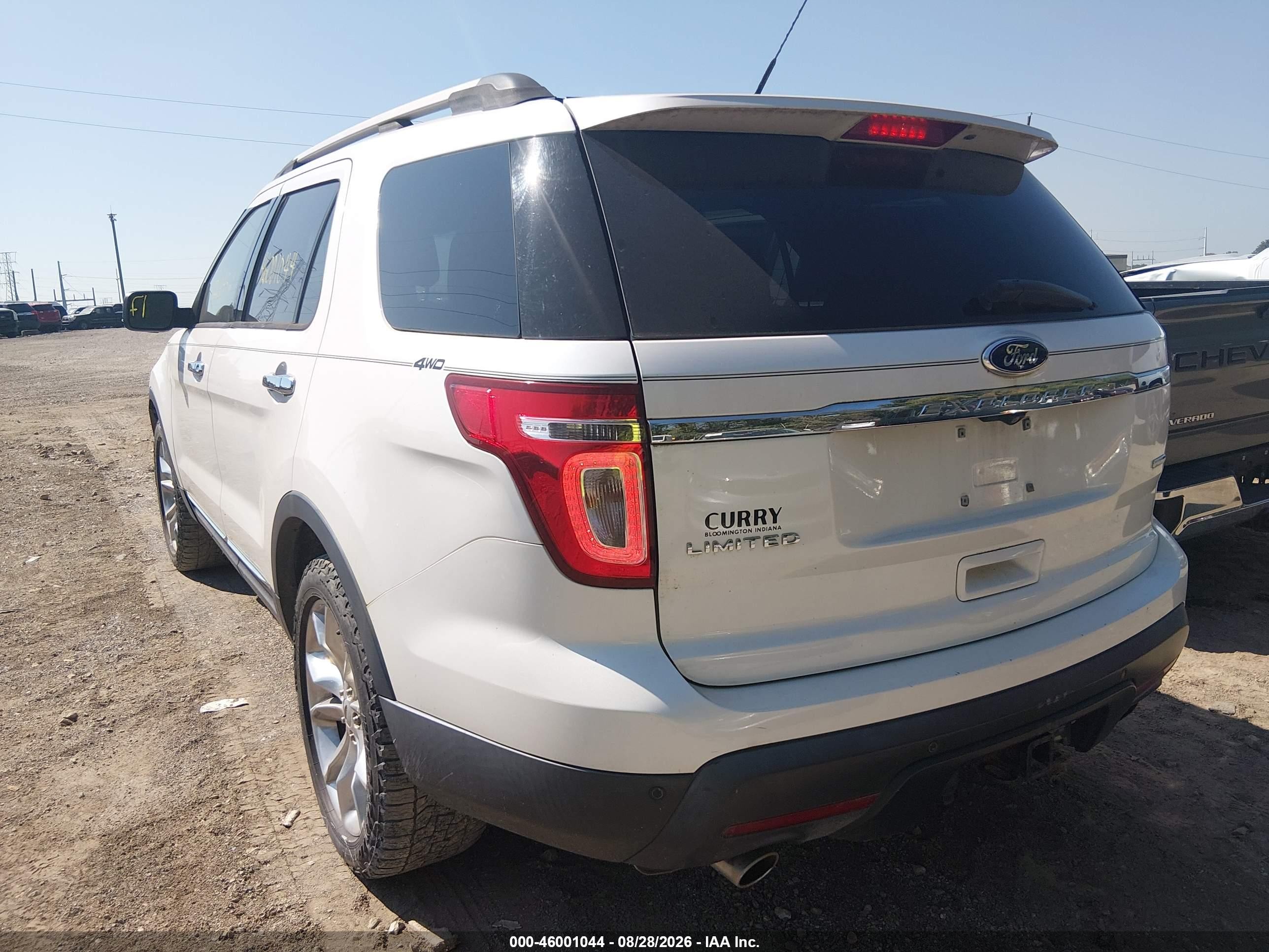 2014 Ford Explorer Limited White vin: 1FM5K8F84EGA06907