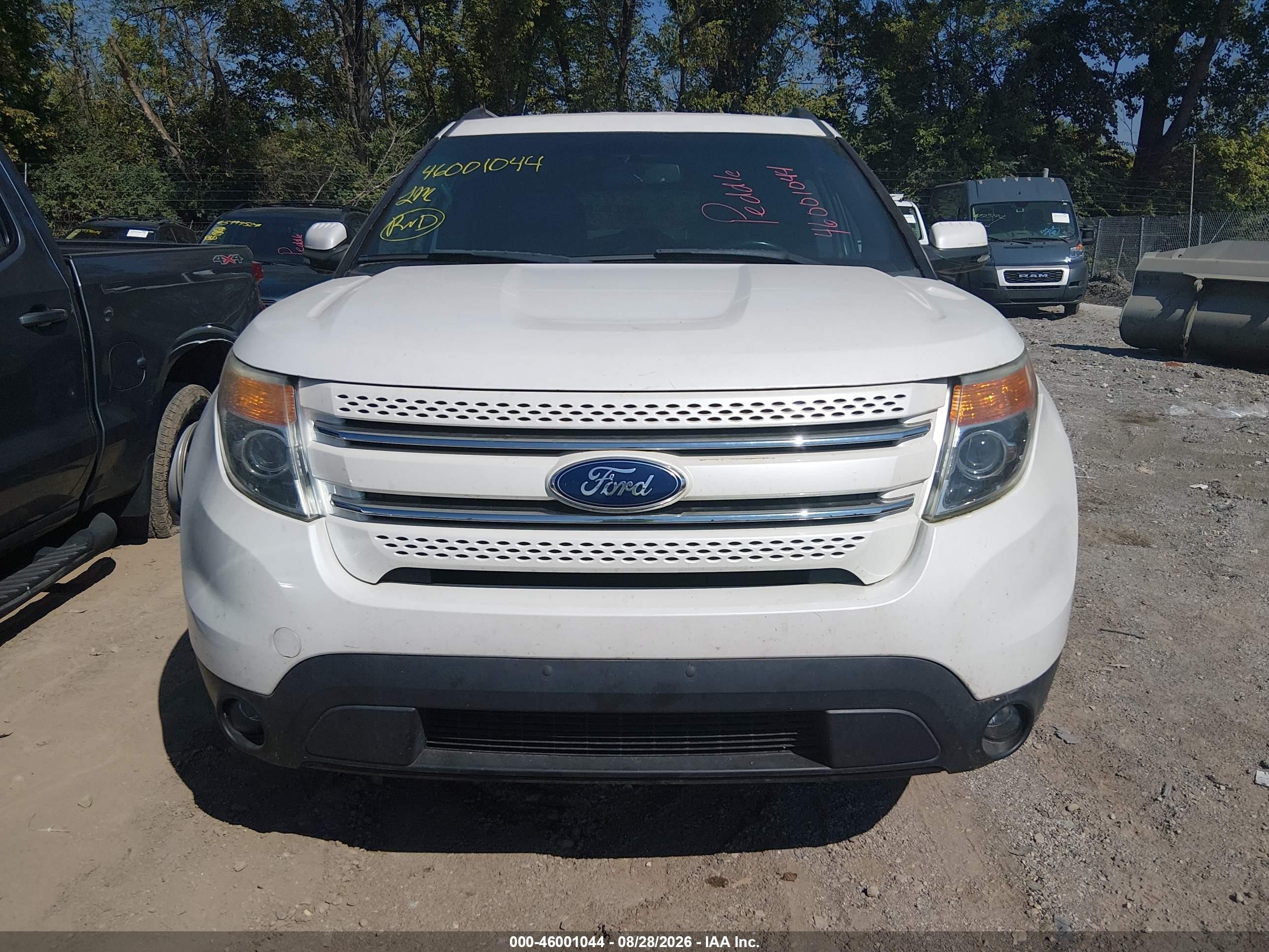 2014 Ford Explorer Limited White vin: 1FM5K8F84EGA06907