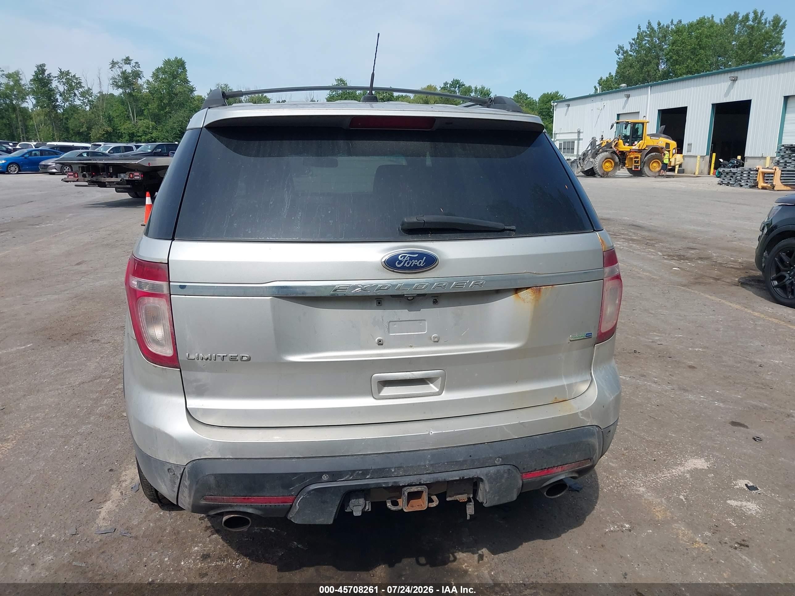 2014 Ford Explorer Limited Серебряный vin: 1FM5K8F84EGA42757