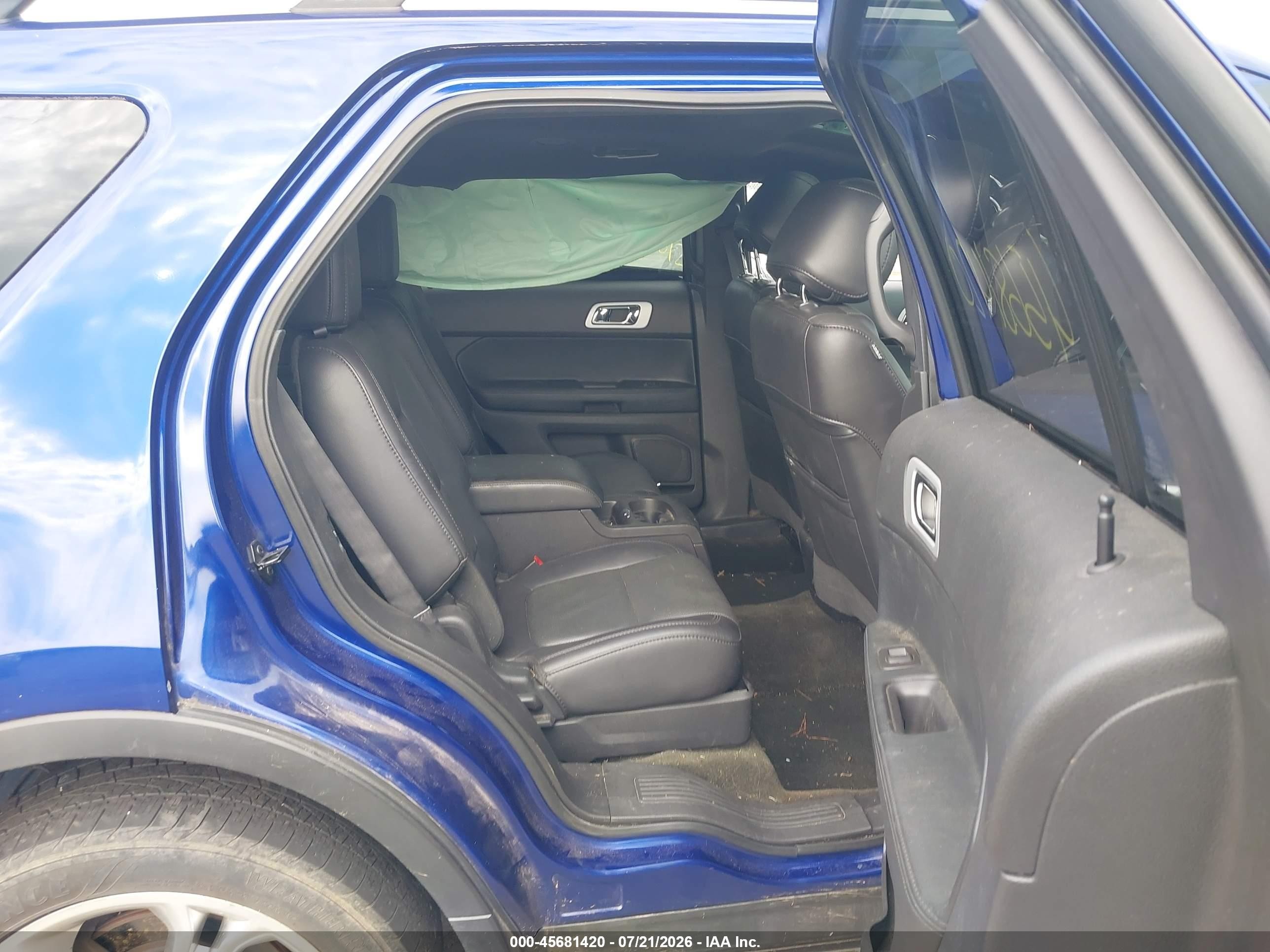 2014 Ford Explorer Limited Blue vin: 1FM5K8F84EGA62815