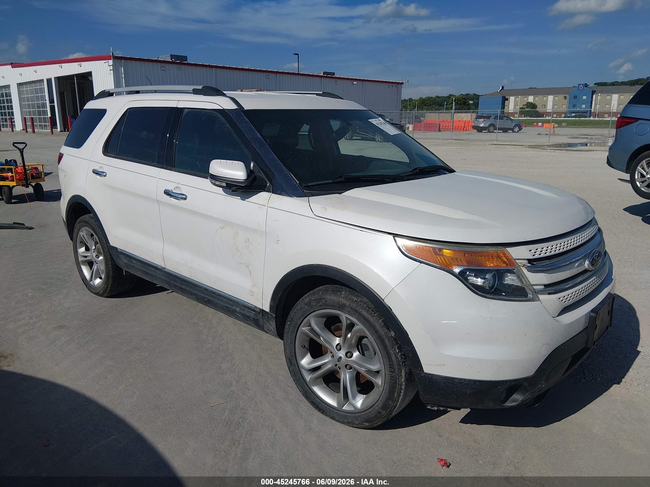 2014 Ford Explorer Limited Белый vin: 1FM5K8F84EGA98147