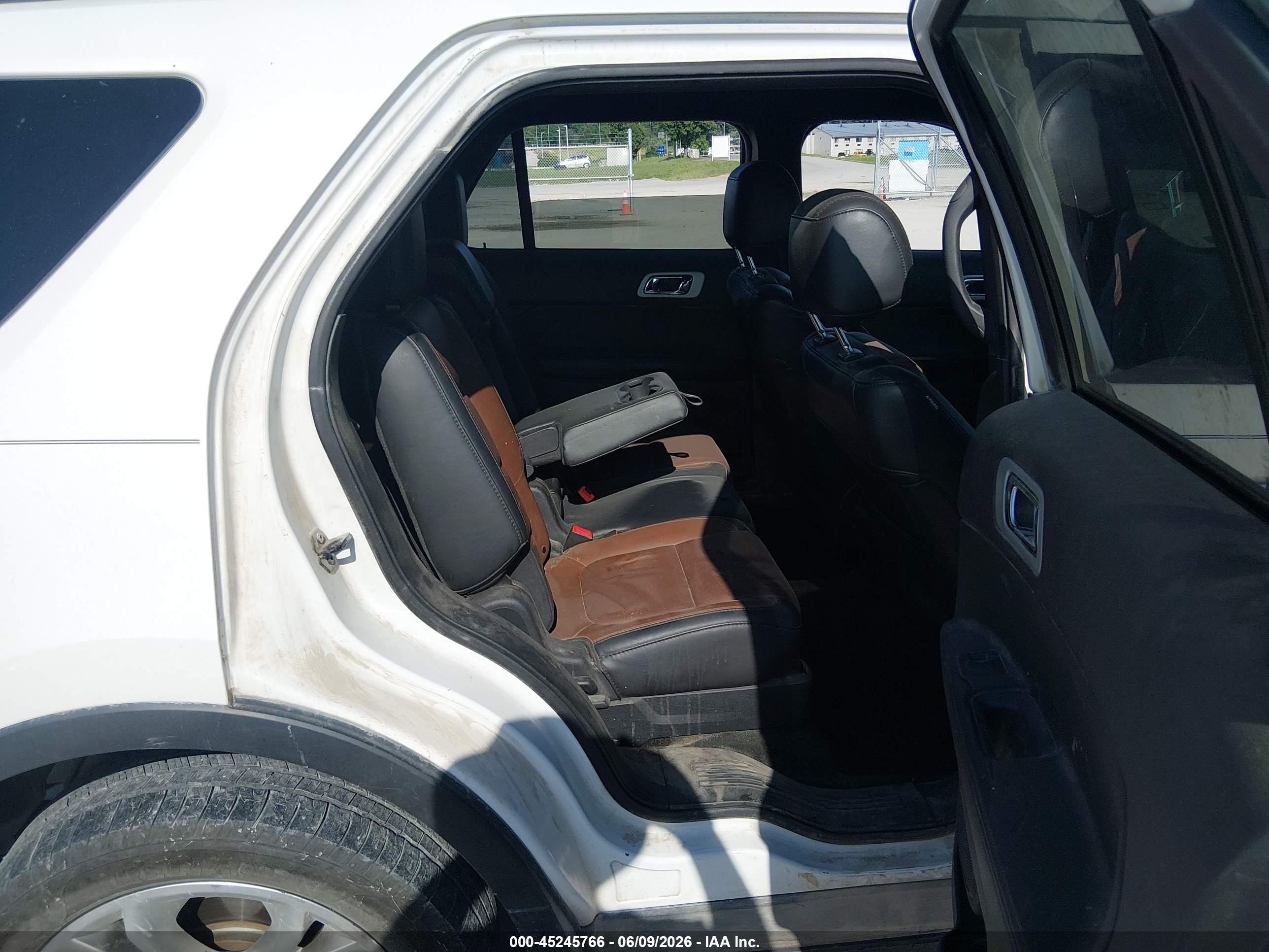 2014 Ford Explorer Limited Белый vin: 1FM5K8F84EGA98147