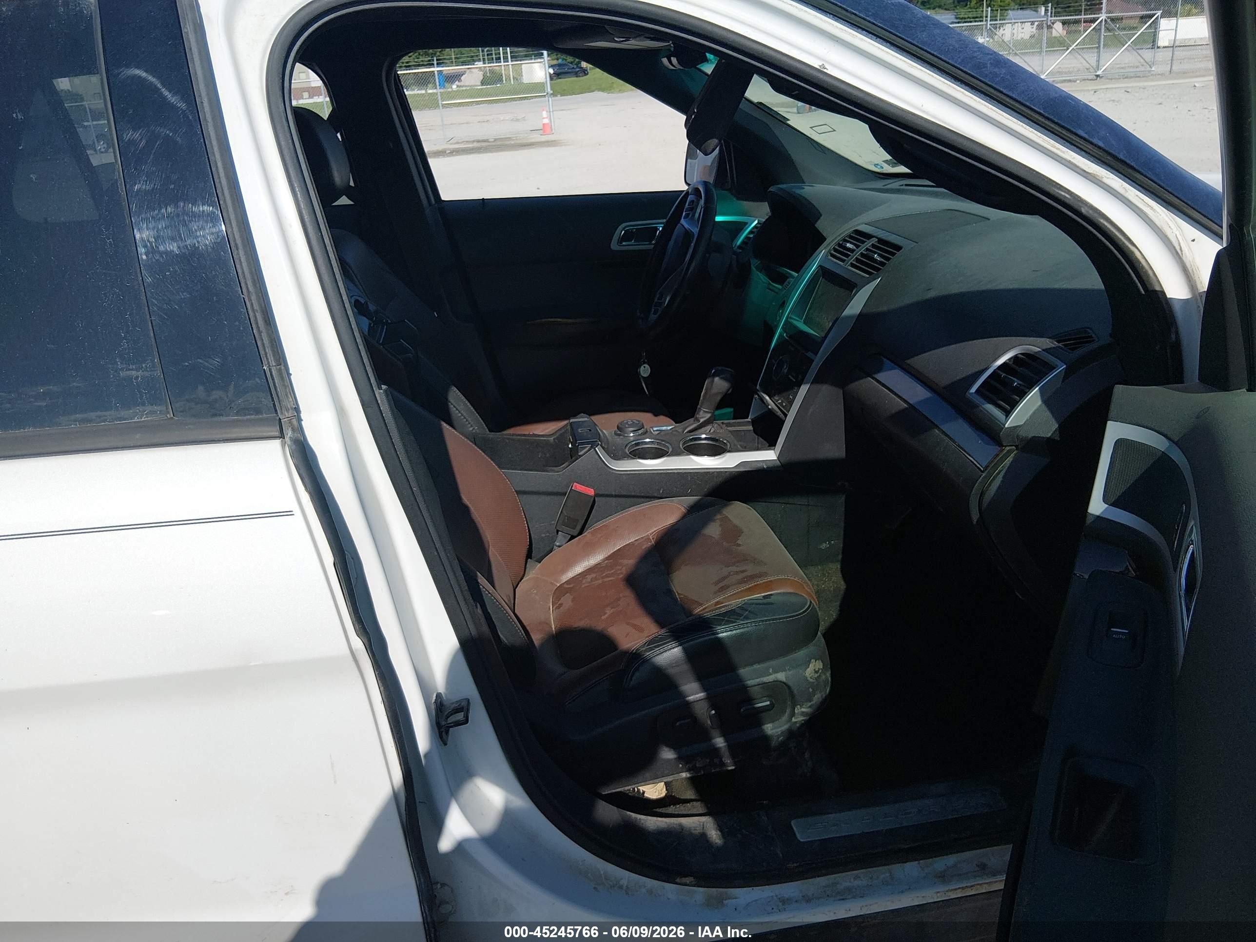 2014 Ford Explorer Limited Белый vin: 1FM5K8F84EGA98147