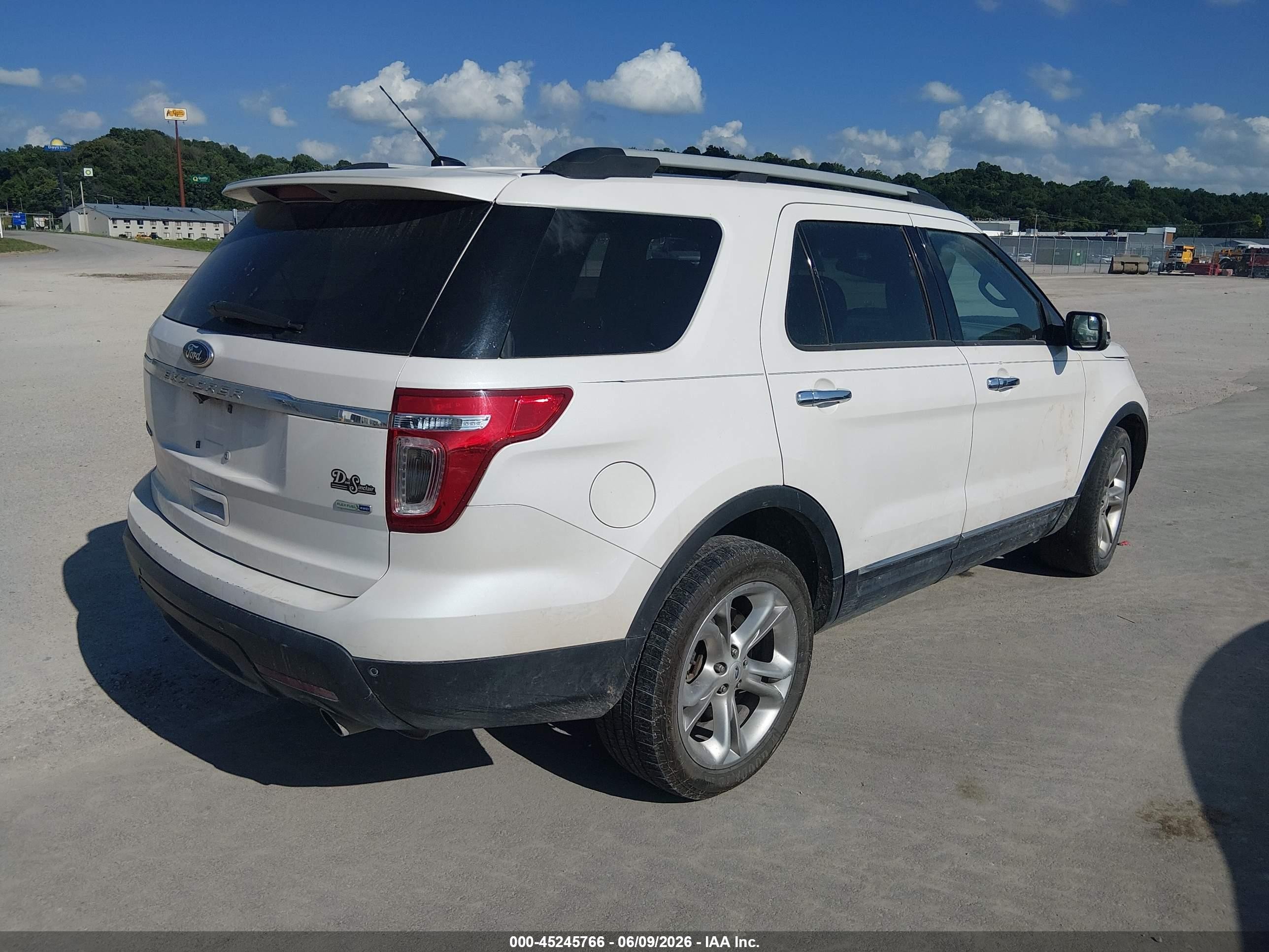 2014 Ford Explorer Limited Белый vin: 1FM5K8F84EGA98147