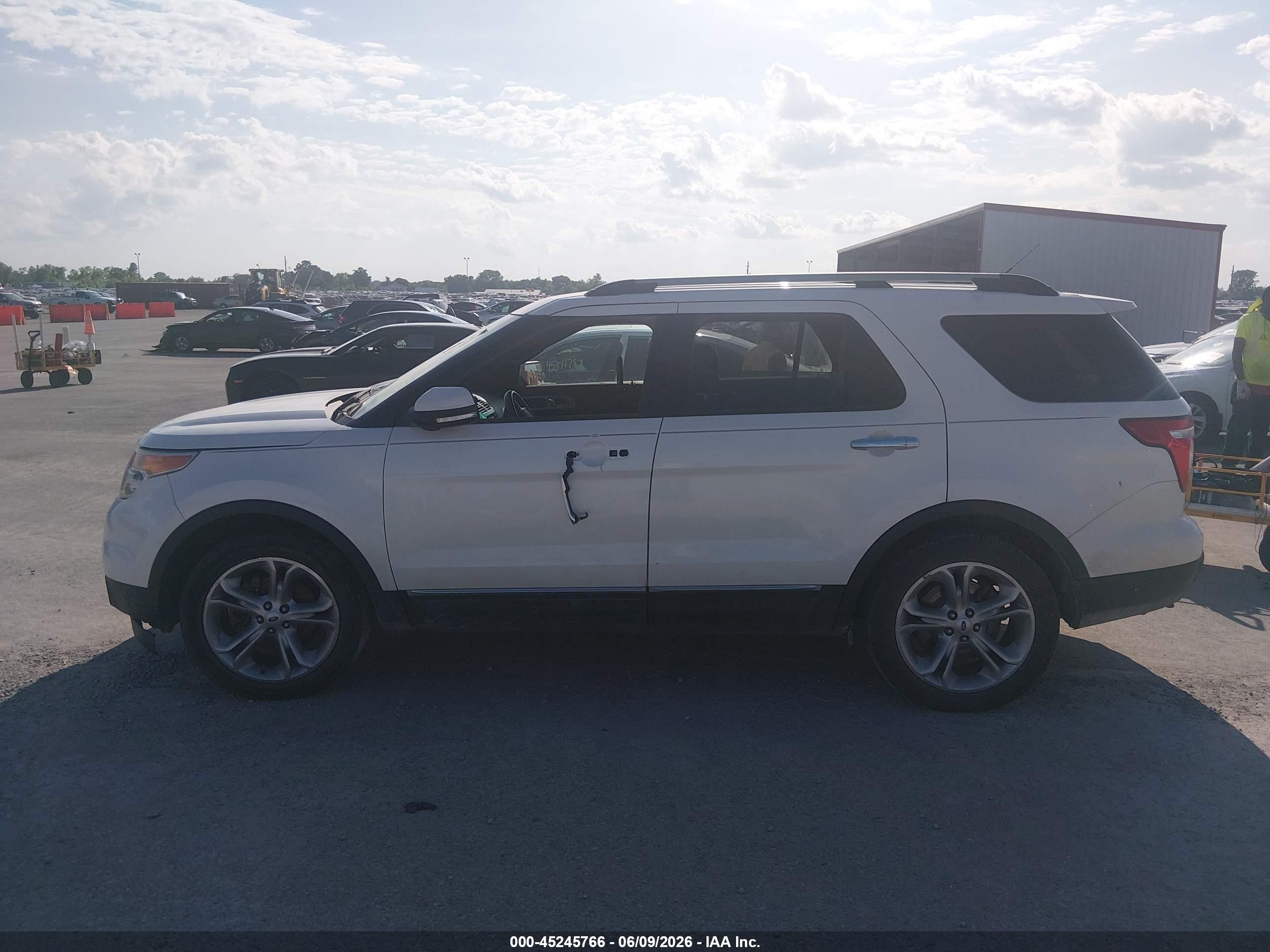 2014 Ford Explorer Limited Белый vin: 1FM5K8F84EGA98147