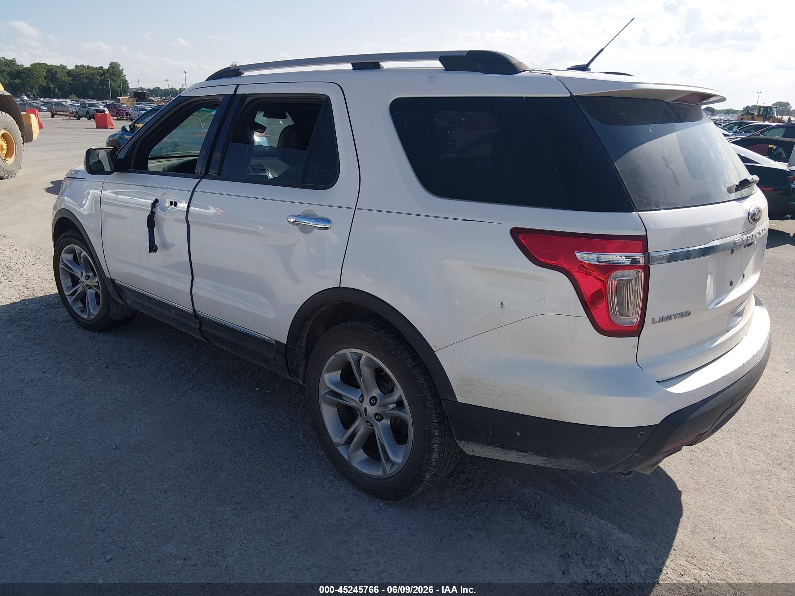 2014 Ford Explorer Limited Белый vin: 1FM5K8F84EGA98147