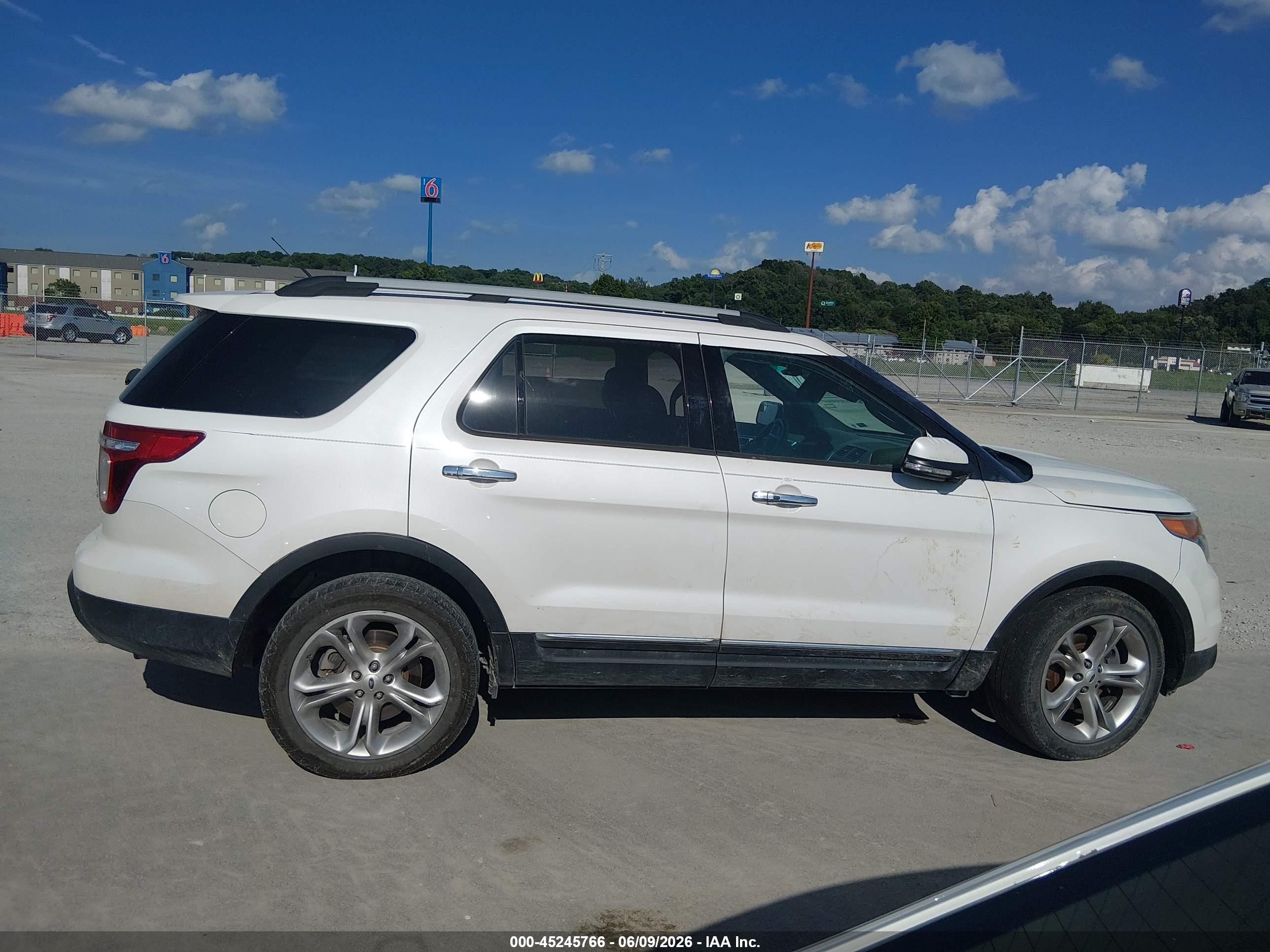 2014 Ford Explorer Limited Белый vin: 1FM5K8F84EGA98147