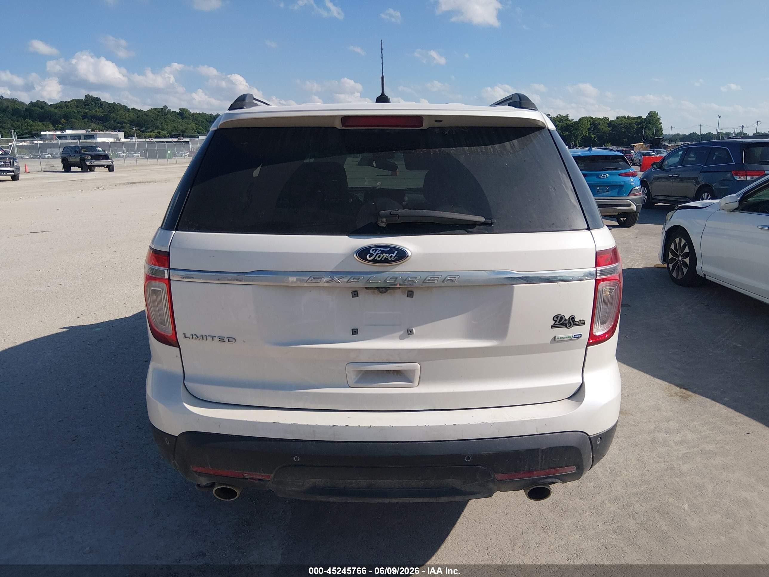 2014 Ford Explorer Limited Белый vin: 1FM5K8F84EGA98147