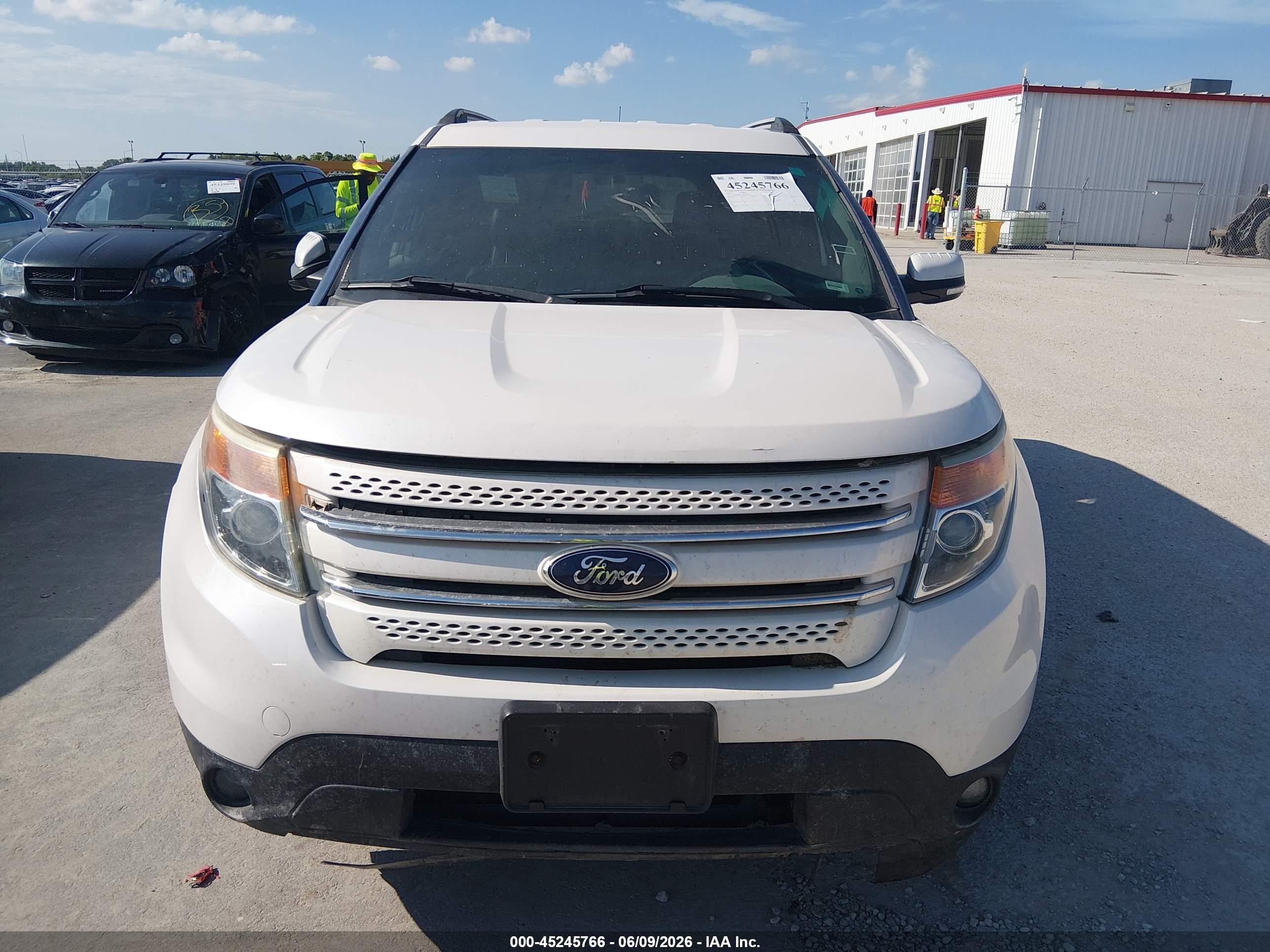 2014 Ford Explorer Limited Белый vin: 1FM5K8F84EGA98147