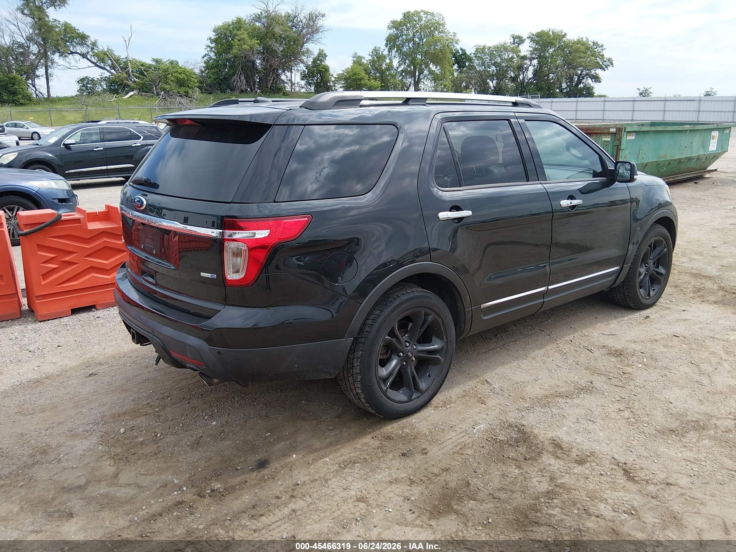 2014 Ford Explorer Limited Black vin: 1FM5K8F84EGC23521