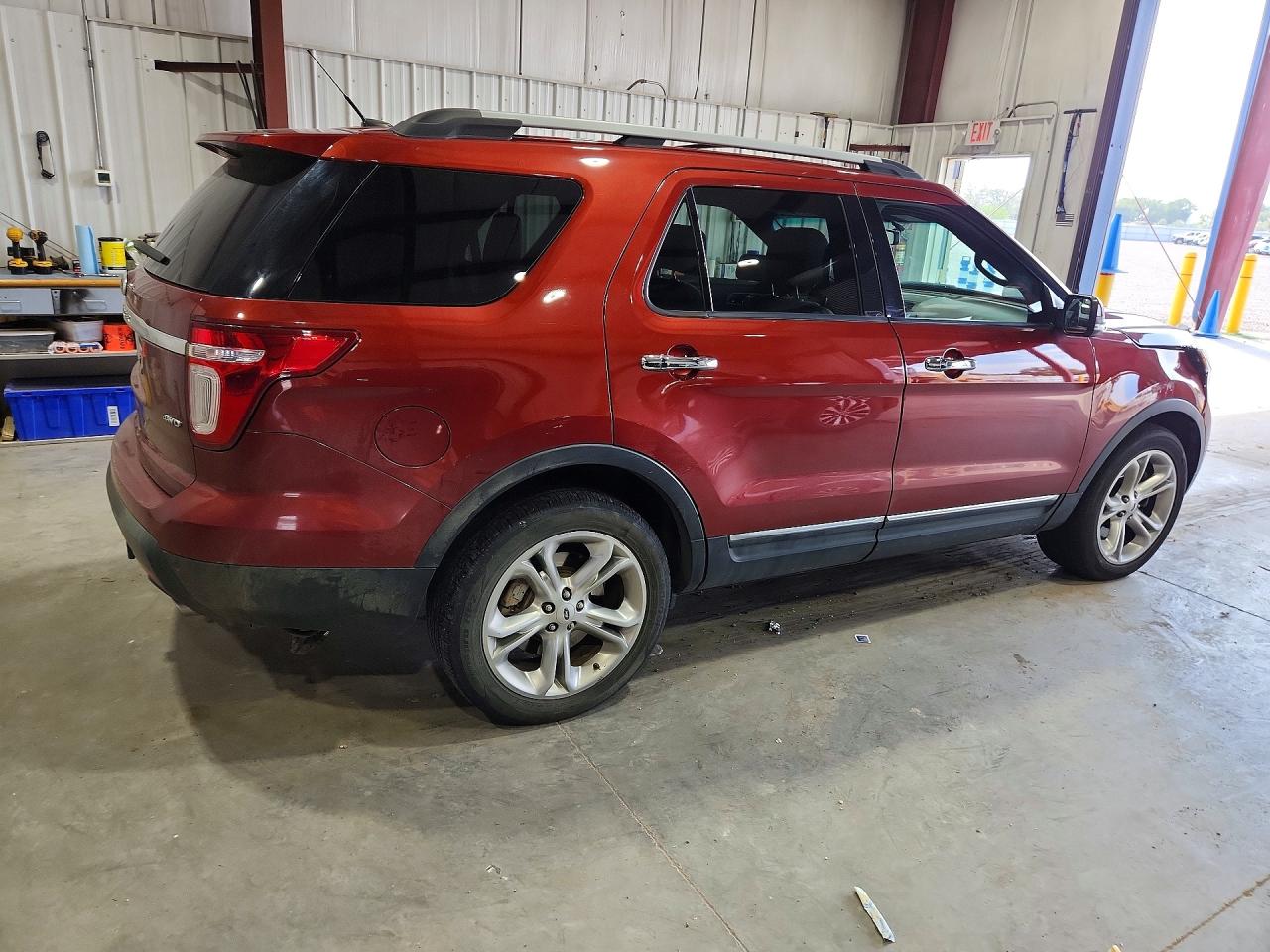 2014 Ford Explorer Limited Burgundy vin: 1FM5K8F84EGC61699