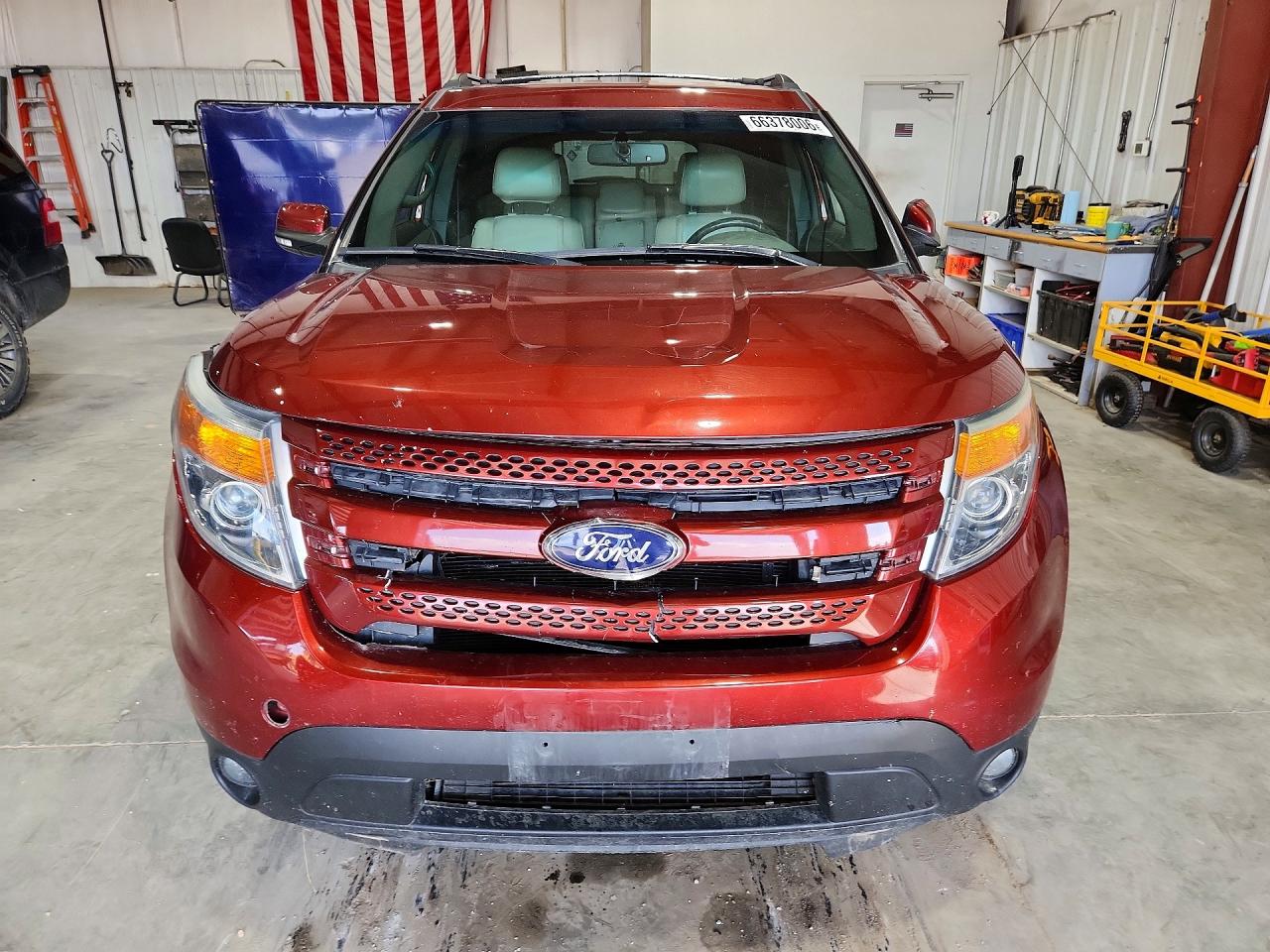 2014 Ford Explorer Limited Burgundy vin: 1FM5K8F84EGC61699