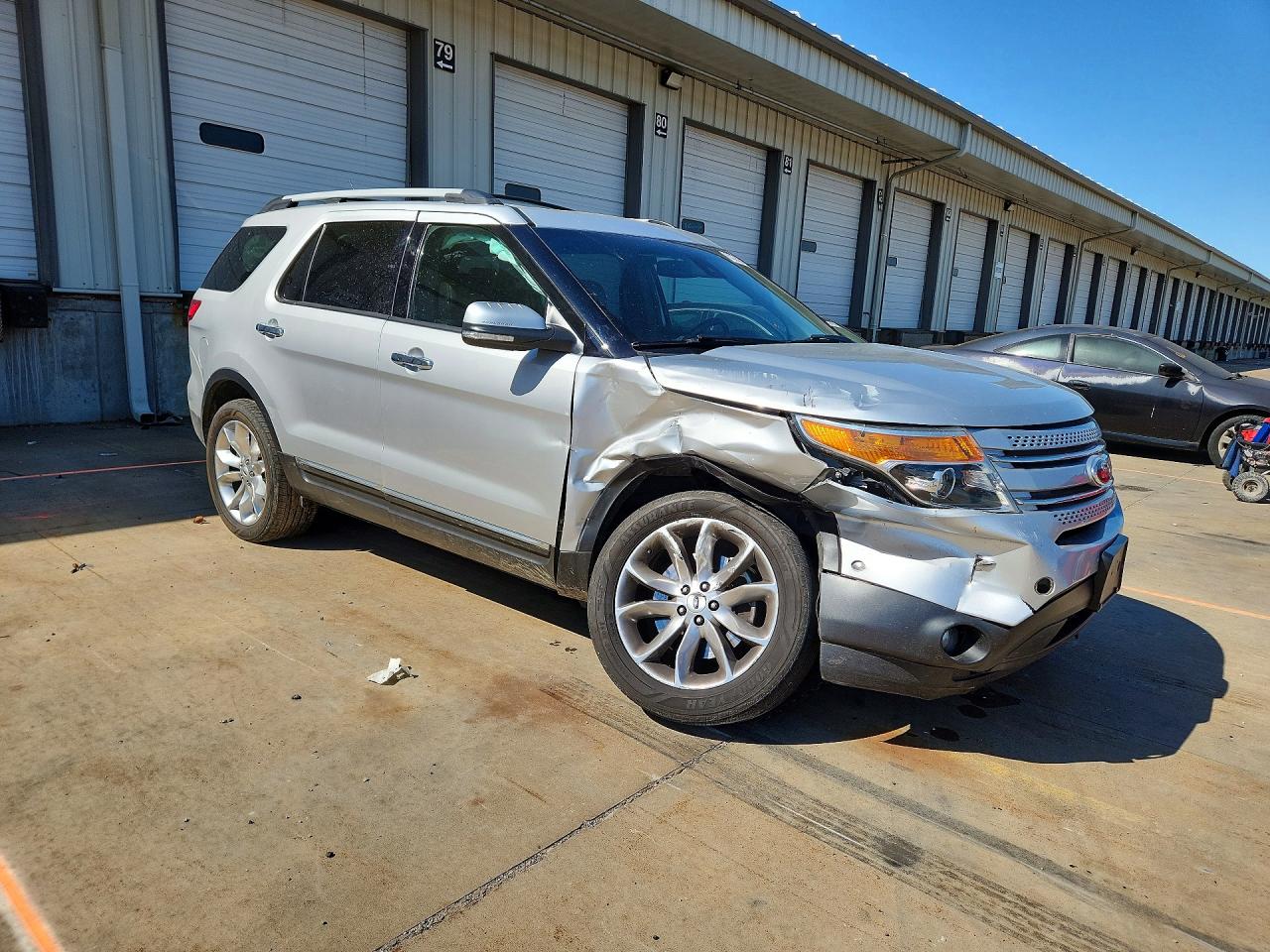 2015 Ford Explorer Limited Silver vin: 1FM5K8F84FGA52951