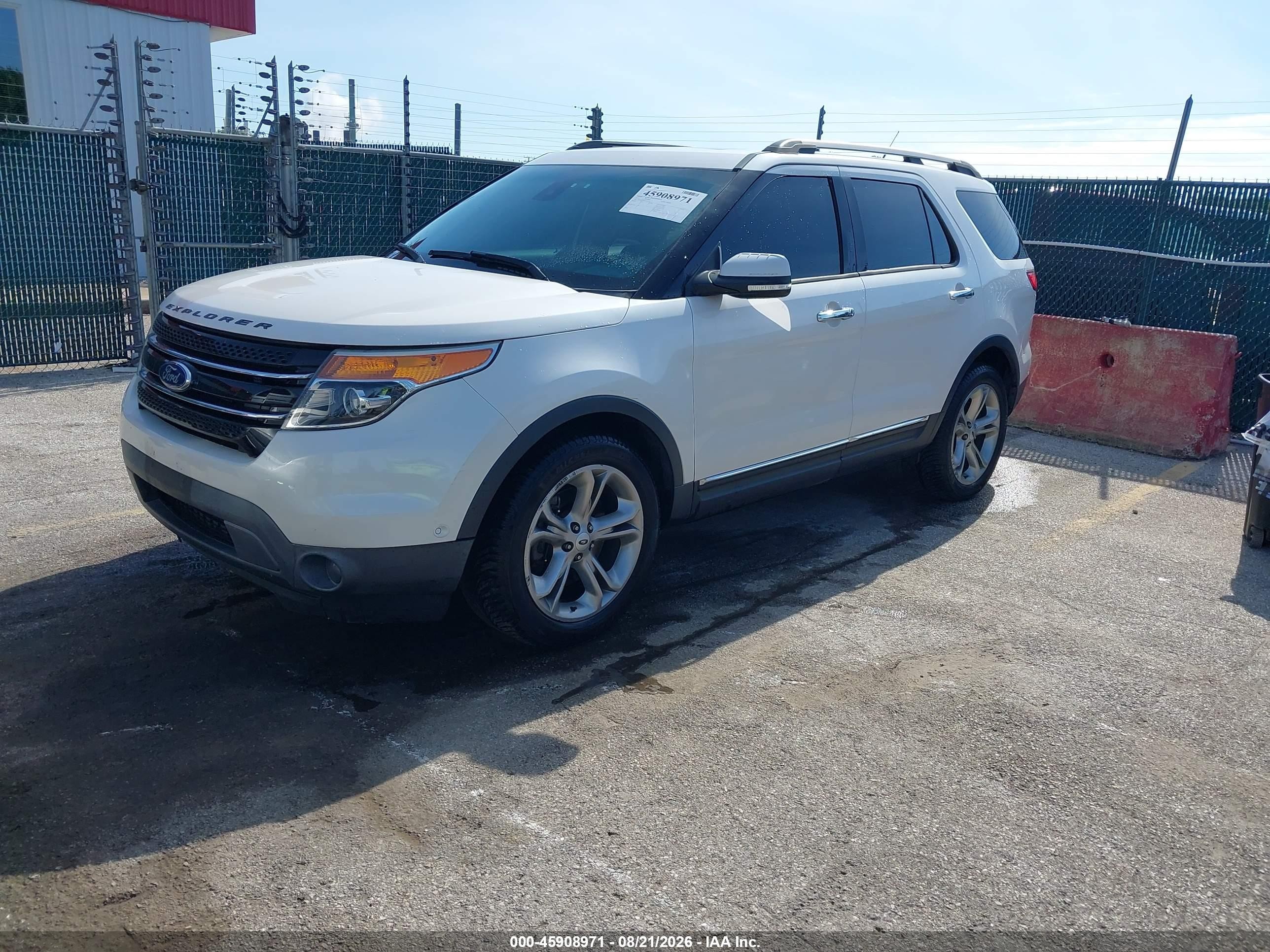 2015 Ford Explorer Limited Белый vin: 1FM5K8F84FGC17722