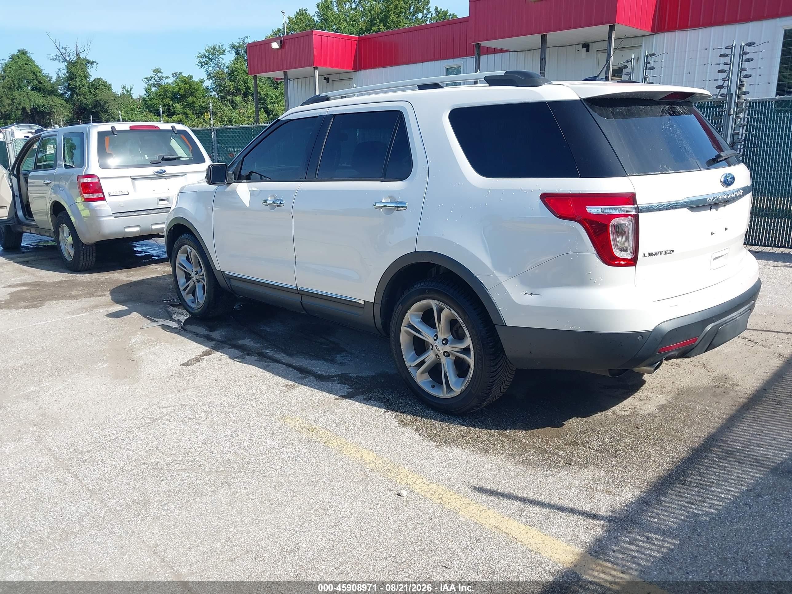 2015 Ford Explorer Limited Белый vin: 1FM5K8F84FGC17722