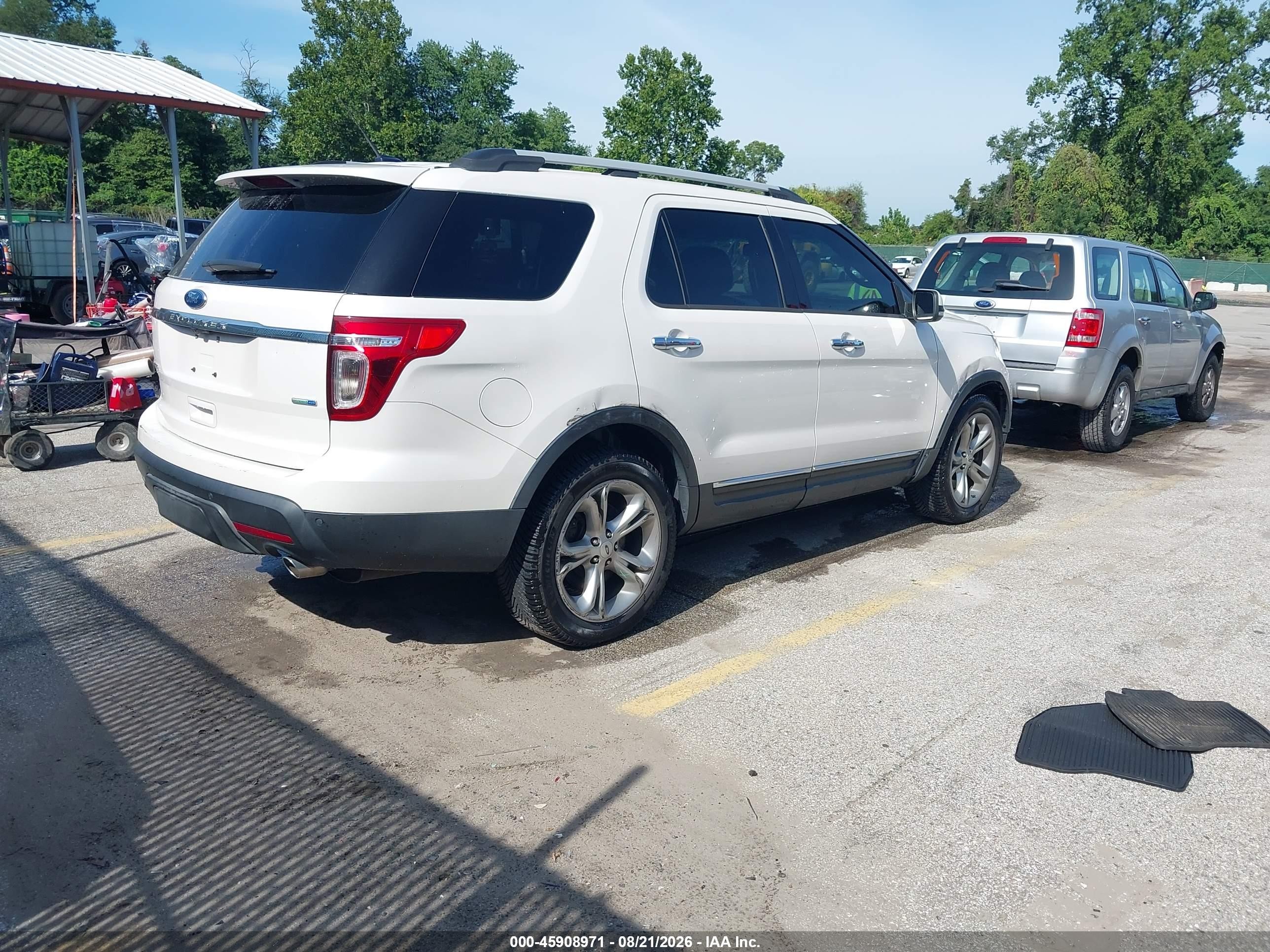 2015 Ford Explorer Limited Белый vin: 1FM5K8F84FGC17722