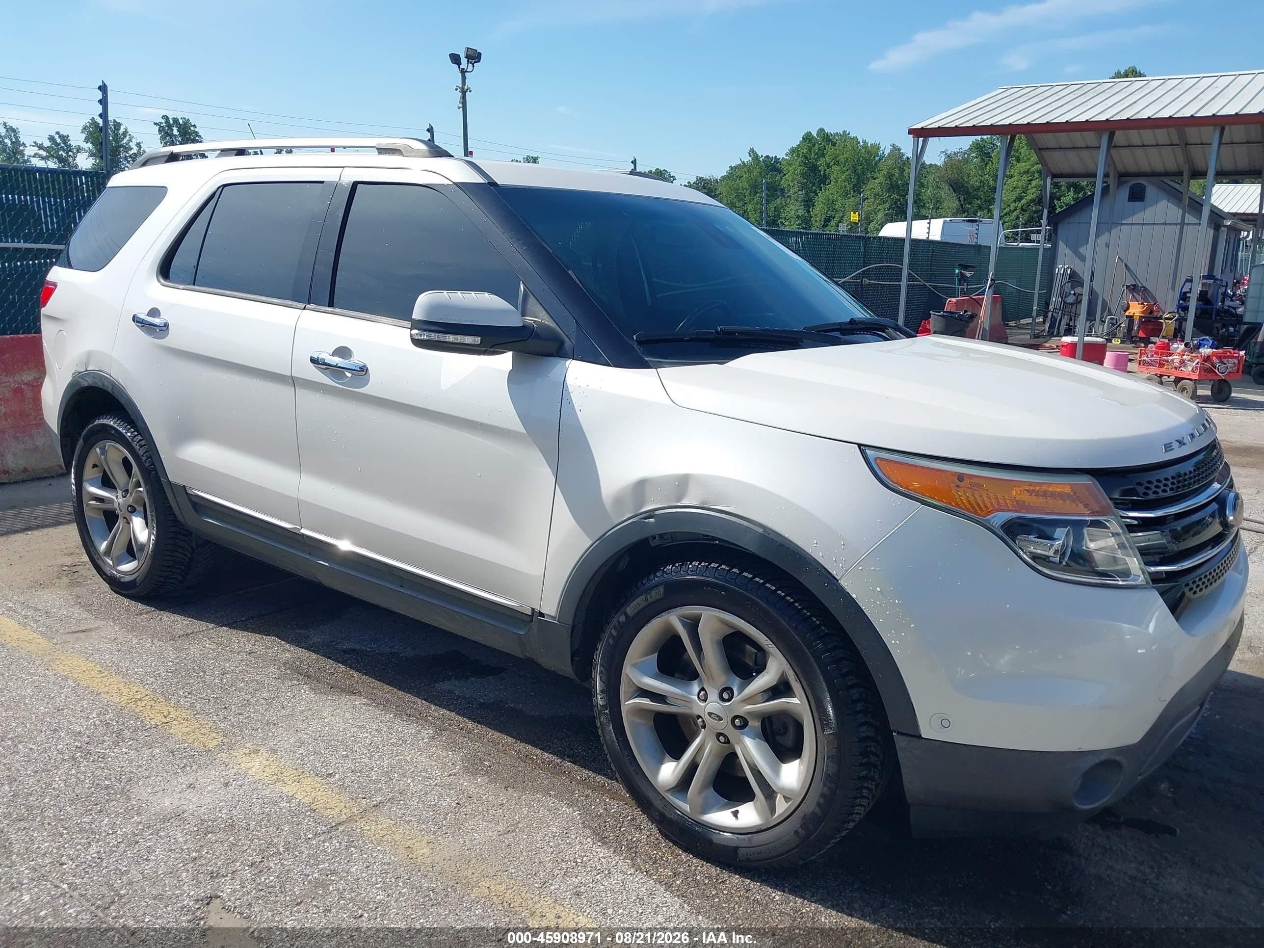 2015 Ford Explorer Limited Белый vin: 1FM5K8F84FGC17722