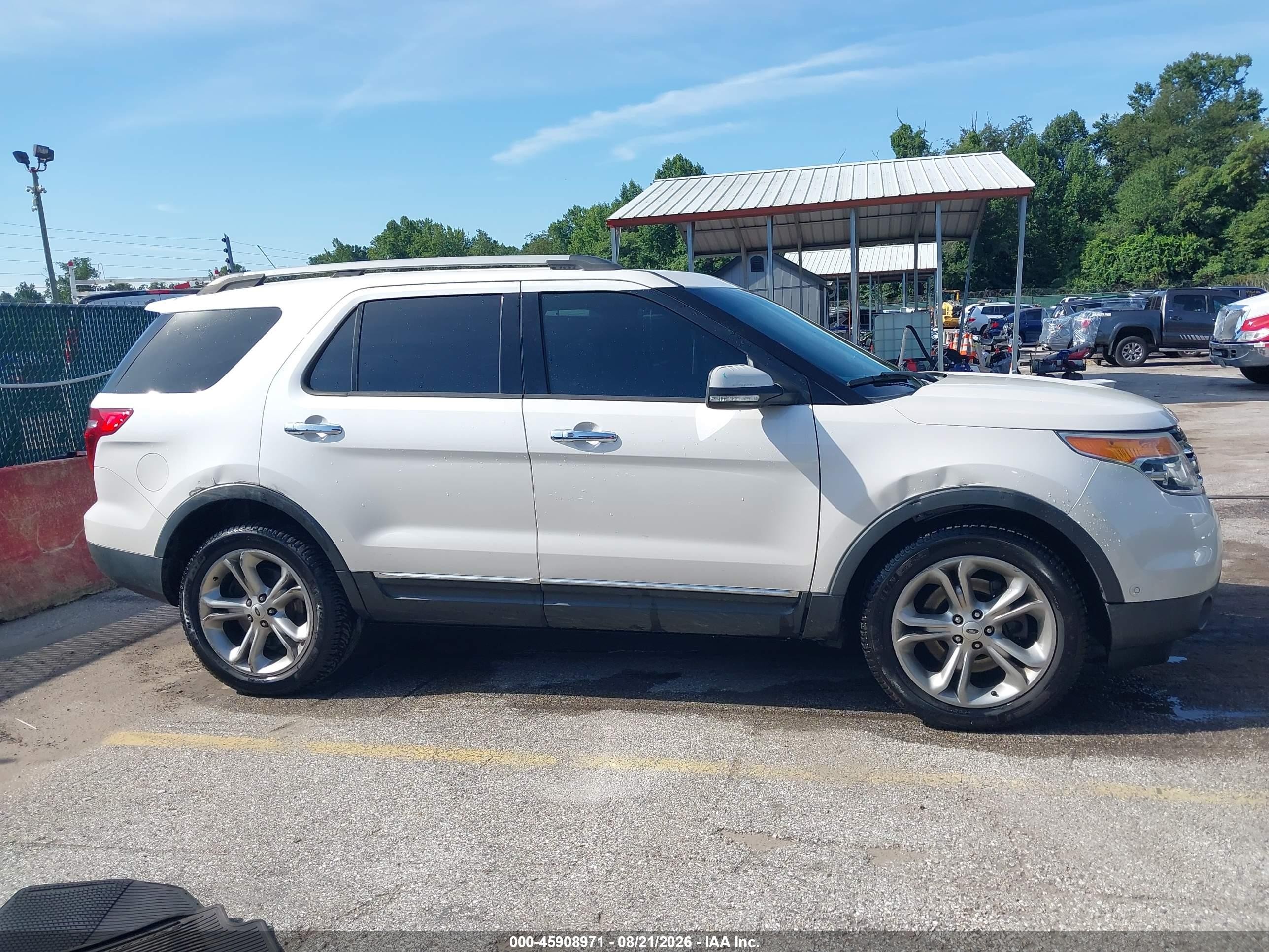 2015 Ford Explorer Limited Белый vin: 1FM5K8F84FGC17722
