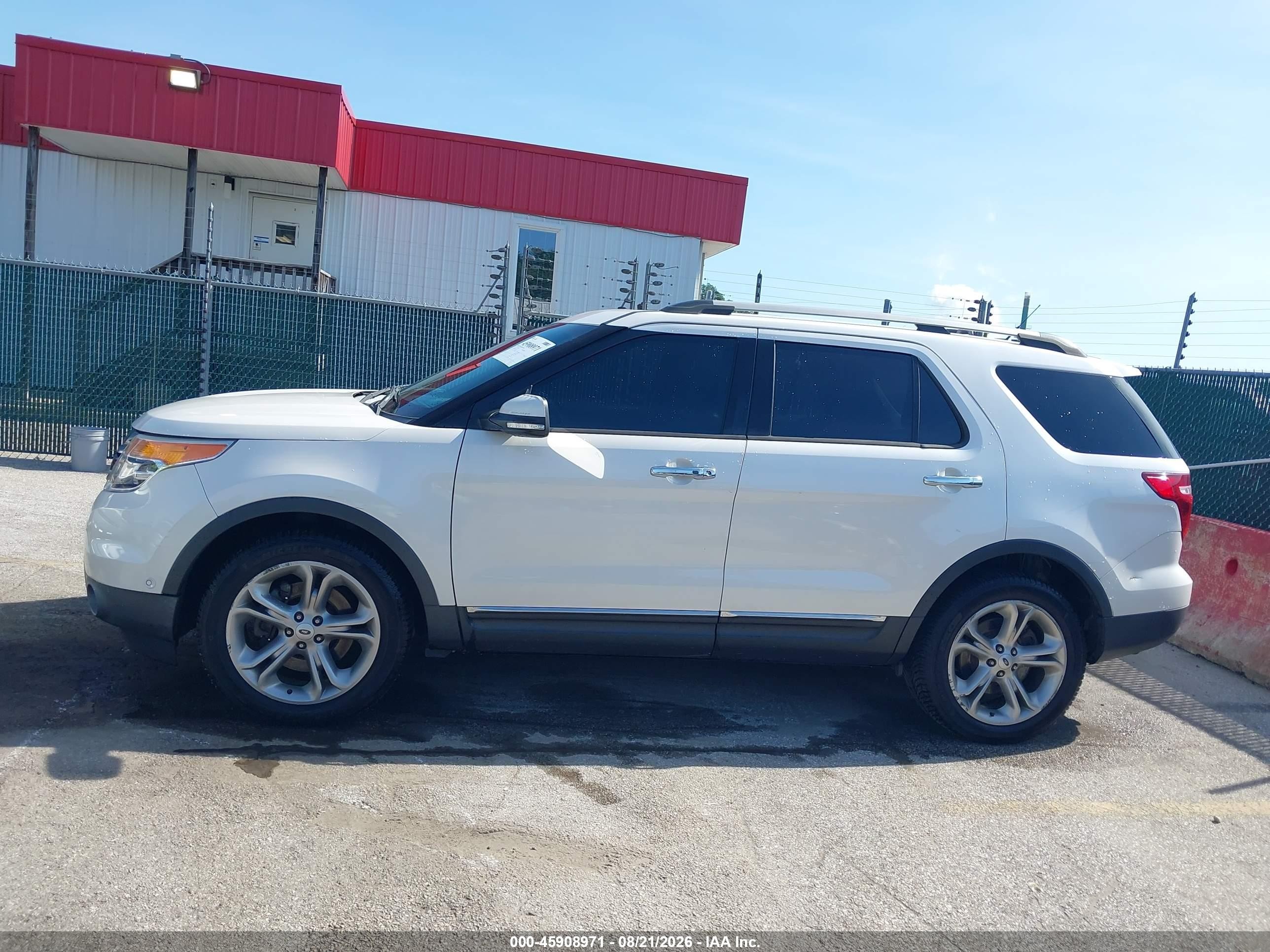2015 Ford Explorer Limited Белый vin: 1FM5K8F84FGC17722