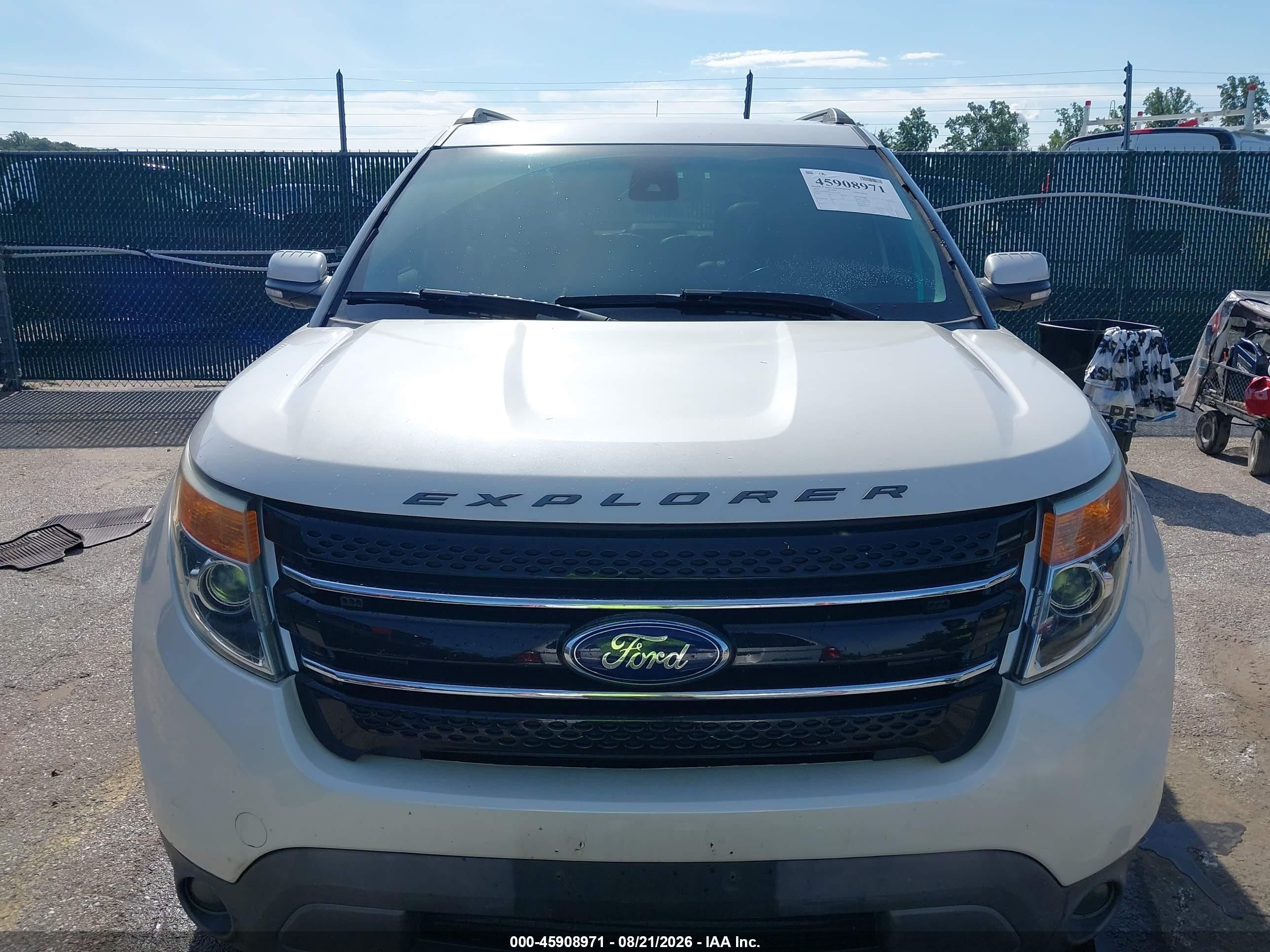 2015 Ford Explorer Limited Белый vin: 1FM5K8F84FGC17722
